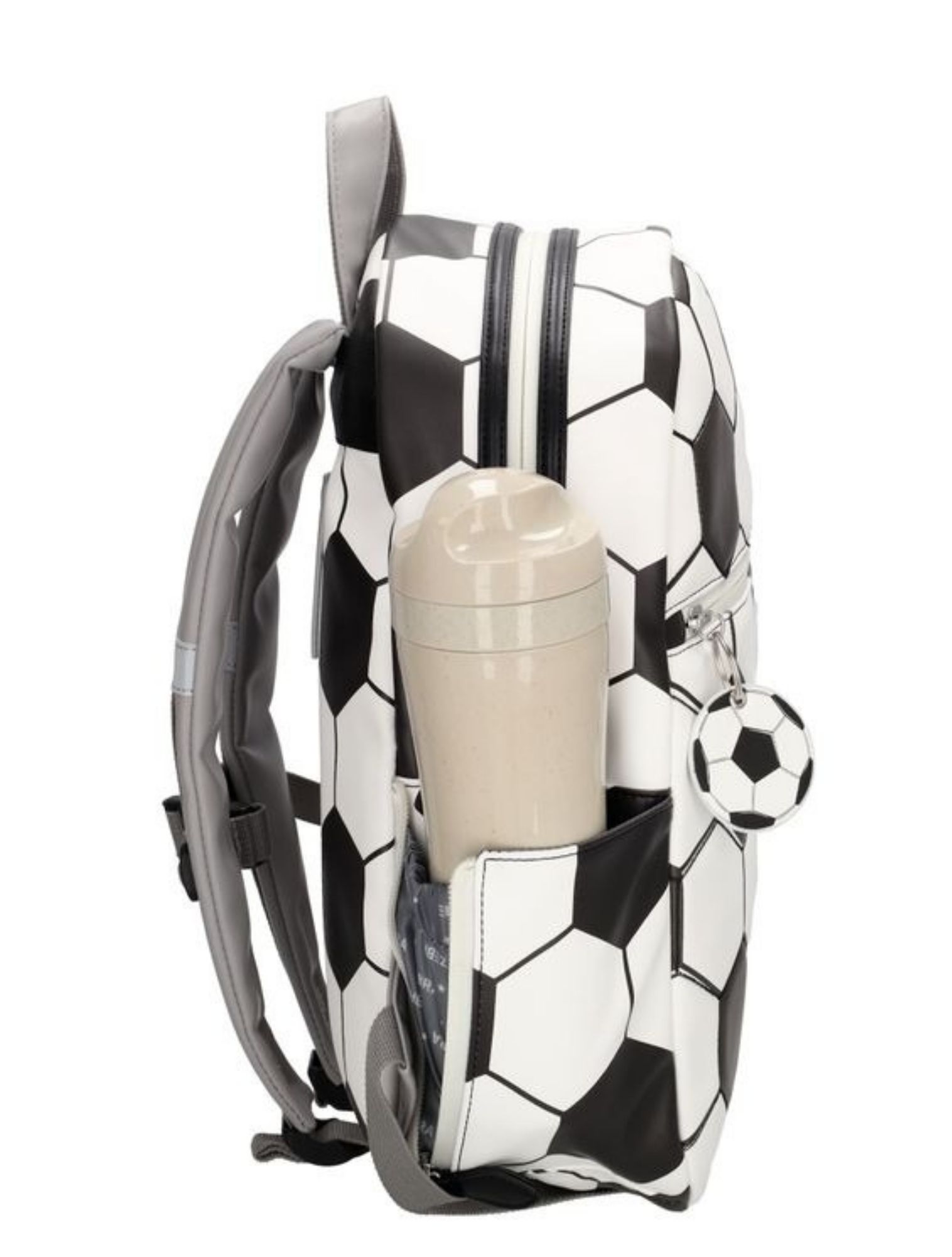 Zebra - Sem Voetbal Black White - Jongens - Rugtassen - 49902_81_5