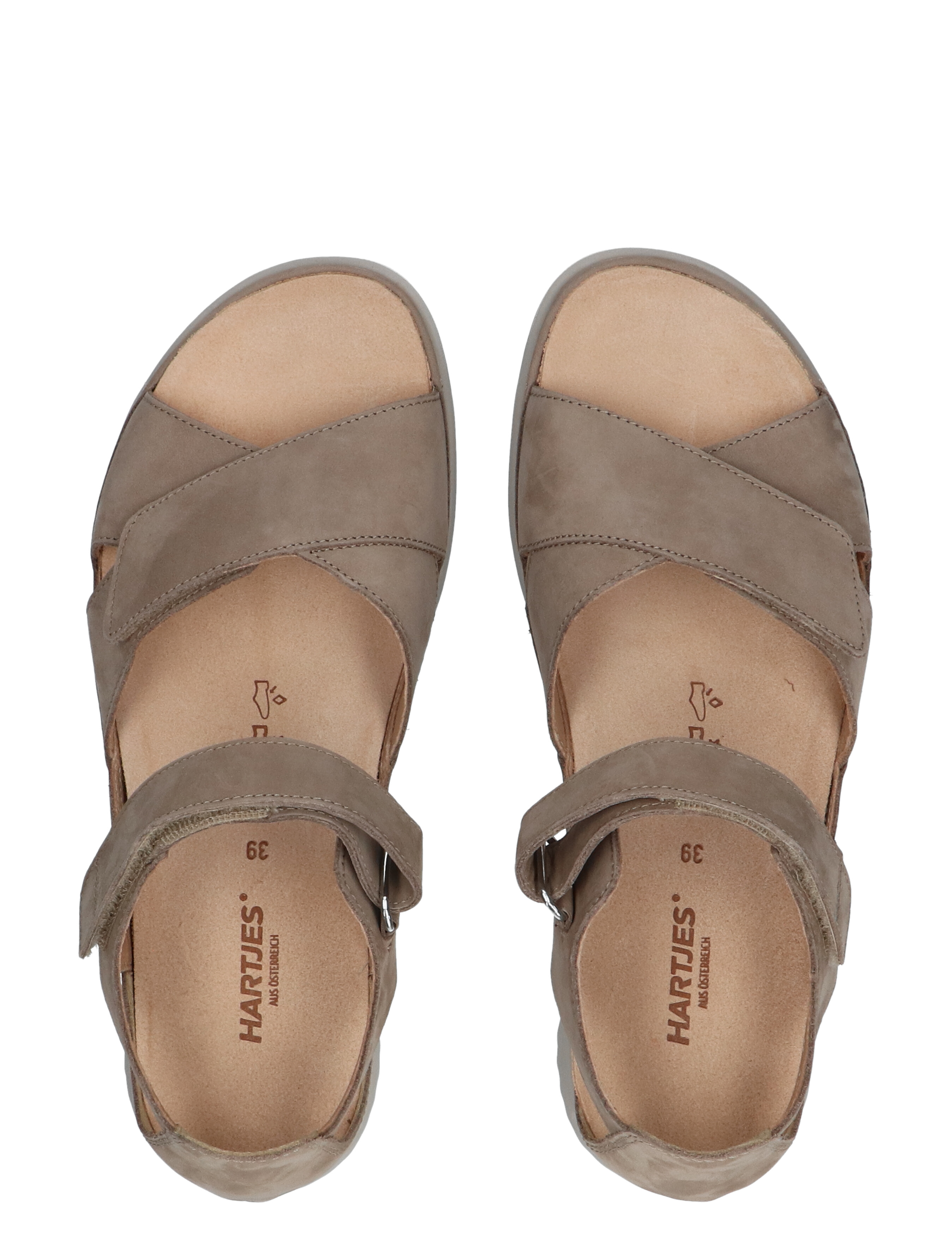 Hartjes - Breeze Romer Taupe G-Wijdte - Dames - Sandalen - 41493_77_7