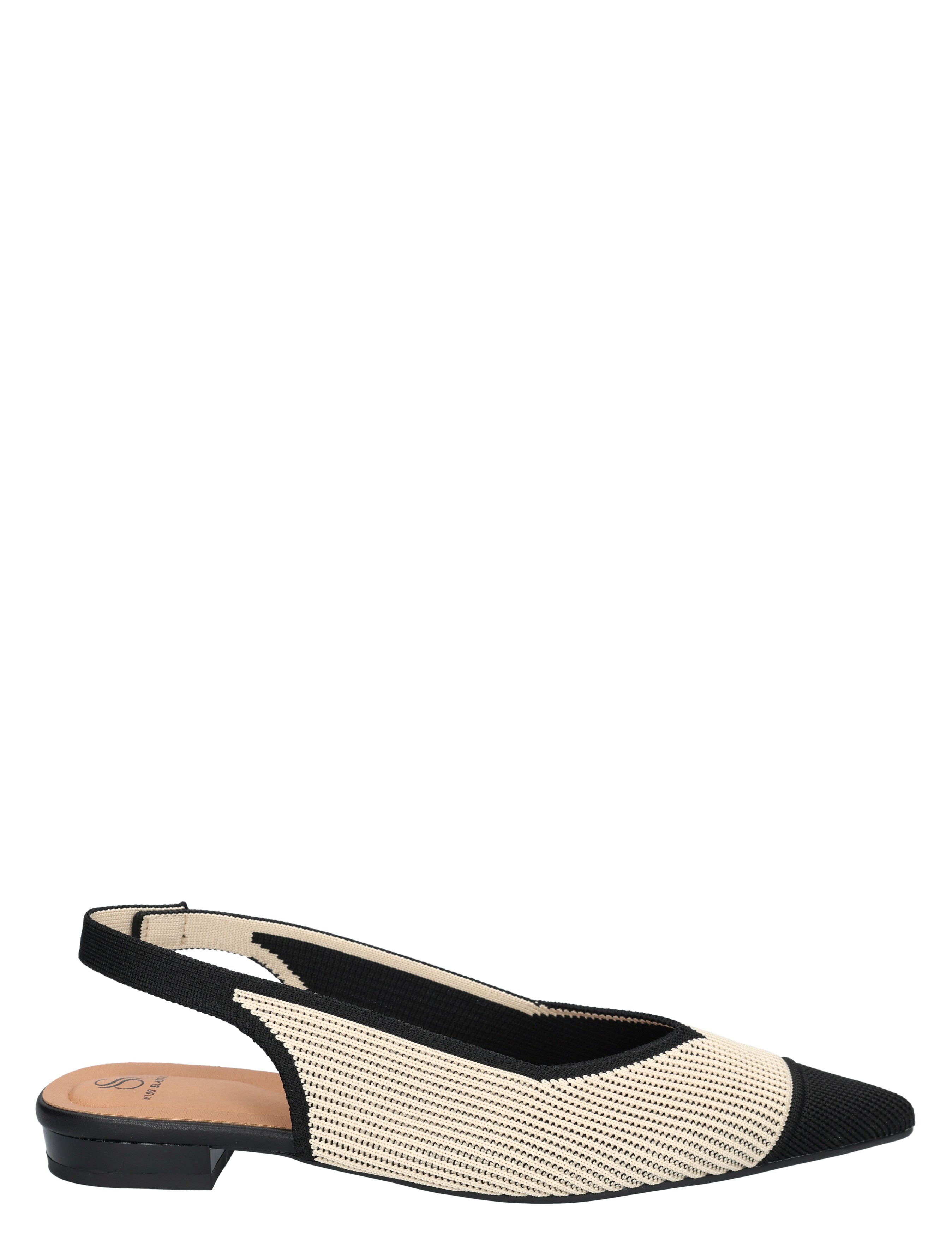 Miss Elastic - Marni 75051-65-77 Crema Negro - Ballerinas - Dames - 50743_71_1