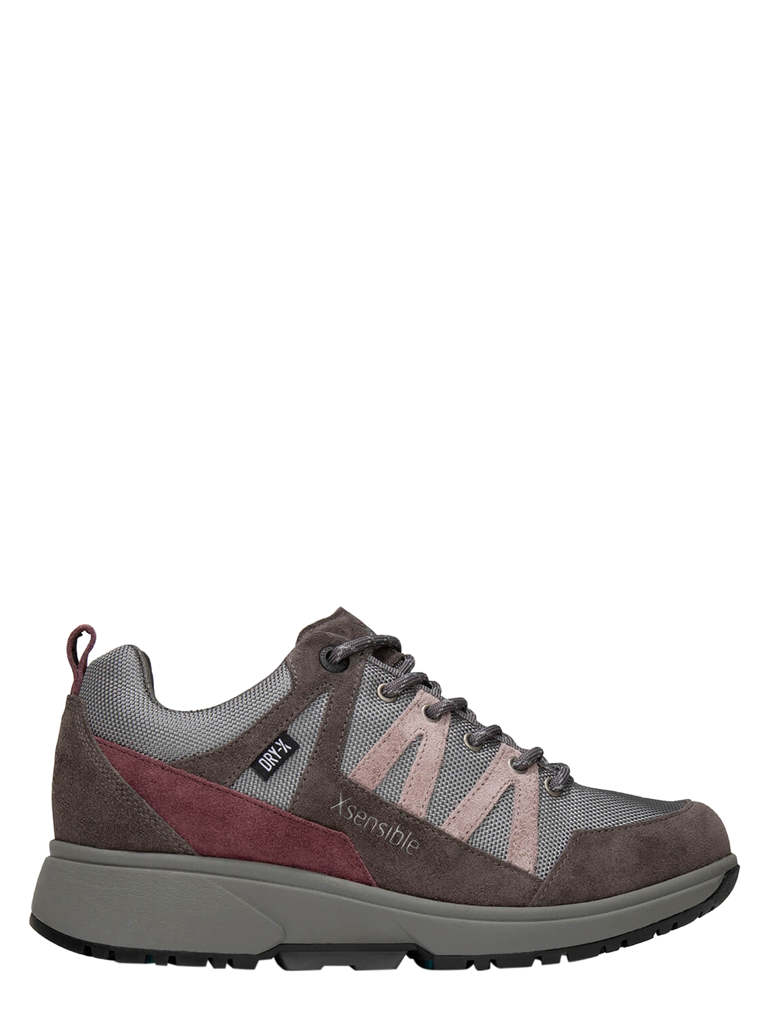 Xsensible - 40208.5 895 Dark Grey H-Wijdte - Dames - Veterschoenen - Casual Veterschoenen - 51635_99_1
