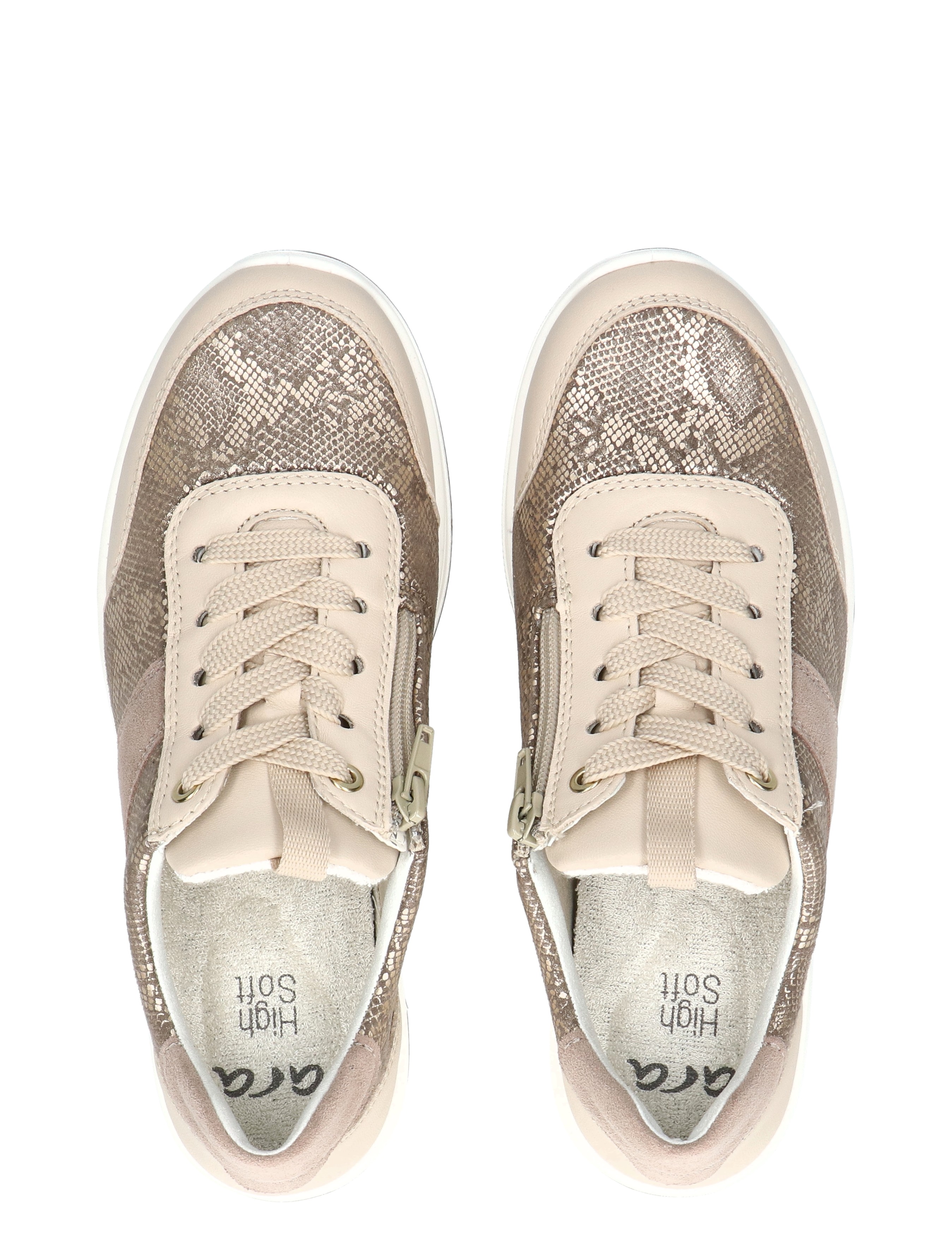 Ara - 12-25532-05 05 Beach Beige - Dames - Veterschoenen - Casual Veterschoenen - 50442_77_7