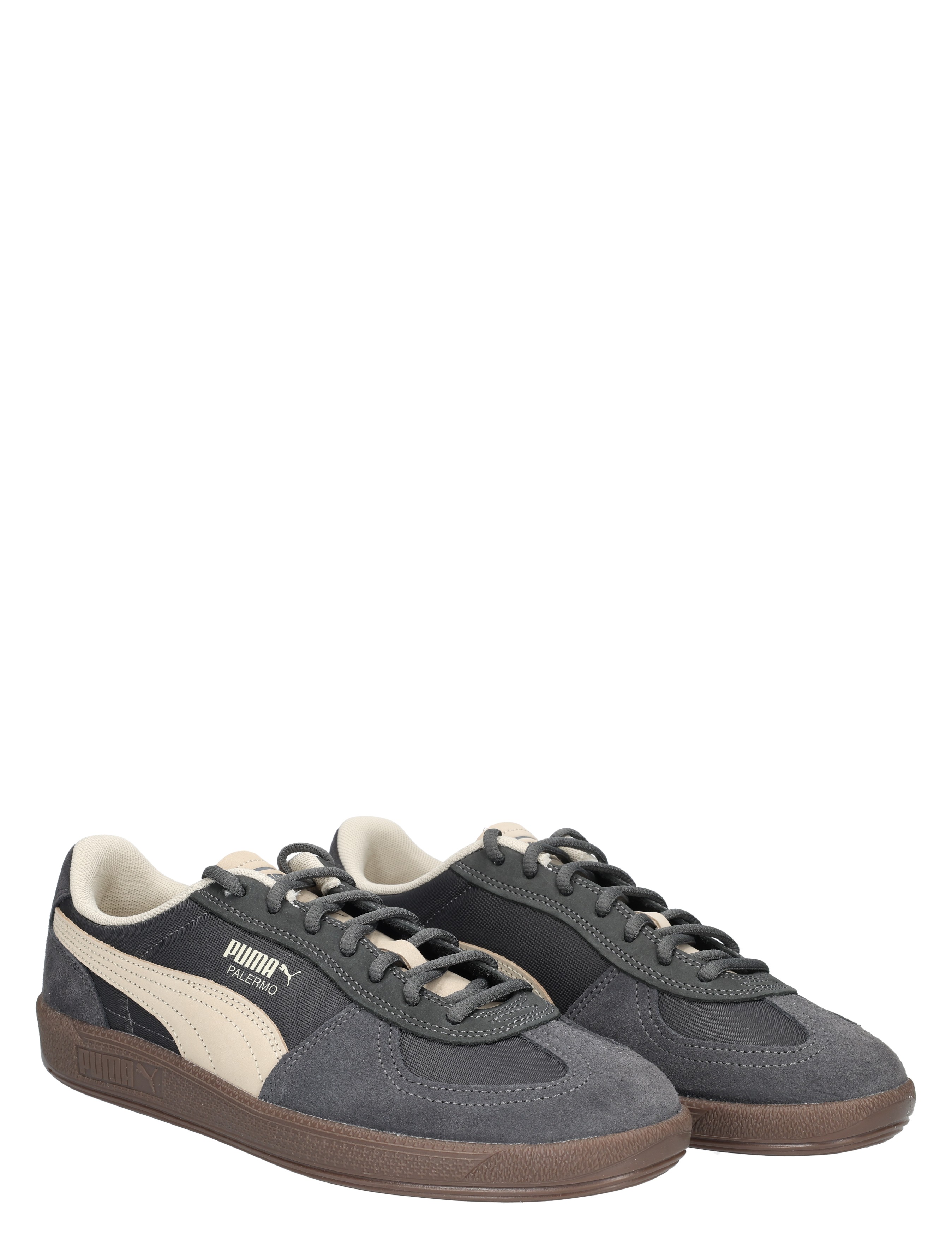 Puma - Palermo Pop 403257 03 Dusk Grey Desert Dus - Heren - Lage Sneakers - Sneakers - 48072_99_5