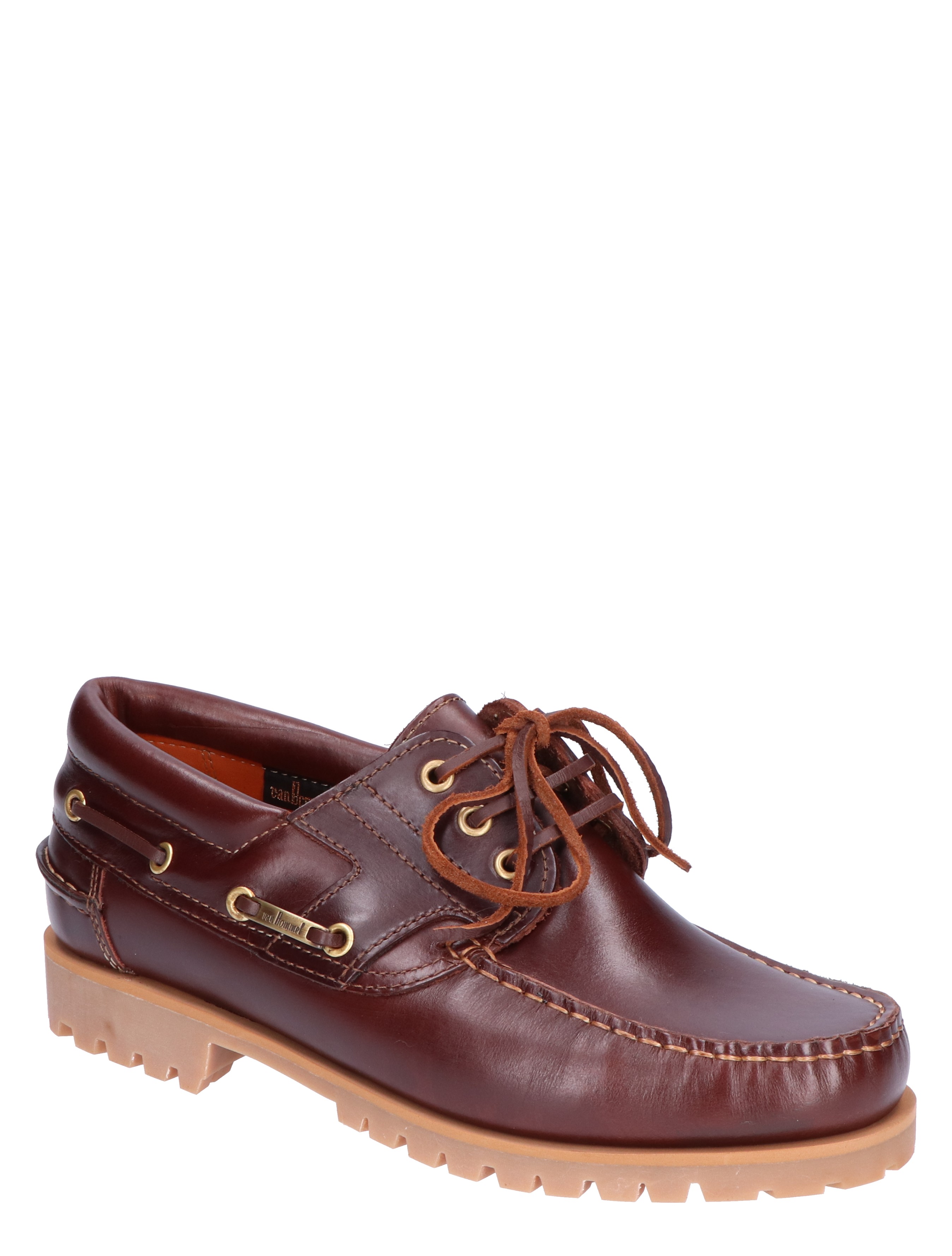 Van Bommel - 30002 Boat Shoe 27-01 Brown H-Wijdte - Heren - Veterschoenen - Casual Veterschoenen - 18375_22_3