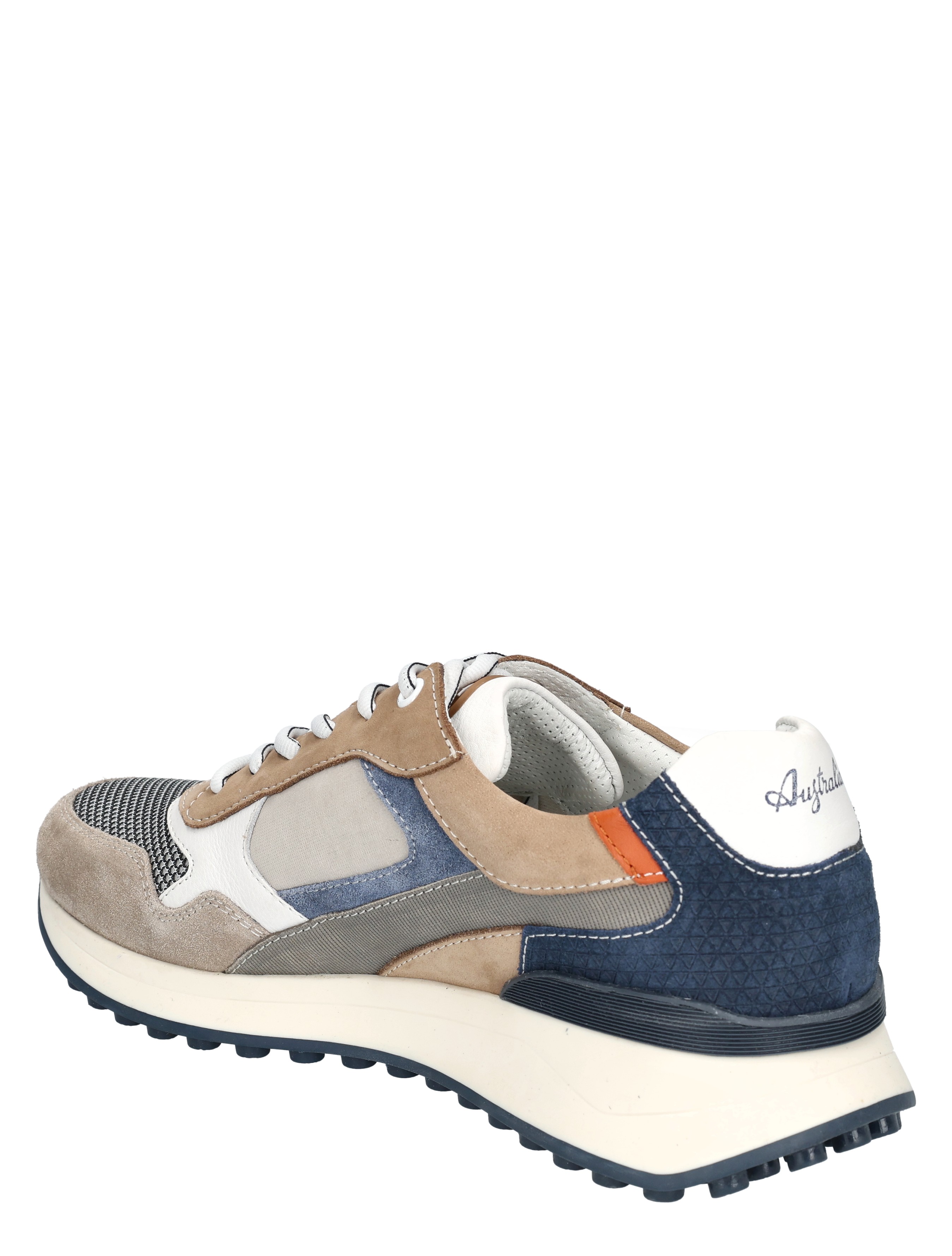 Australian - Yamato 15.1712.01.K15 Grey Beige Whit - Heren - Veterschoenen - Casual Veterschoenen - 50782_79_4
