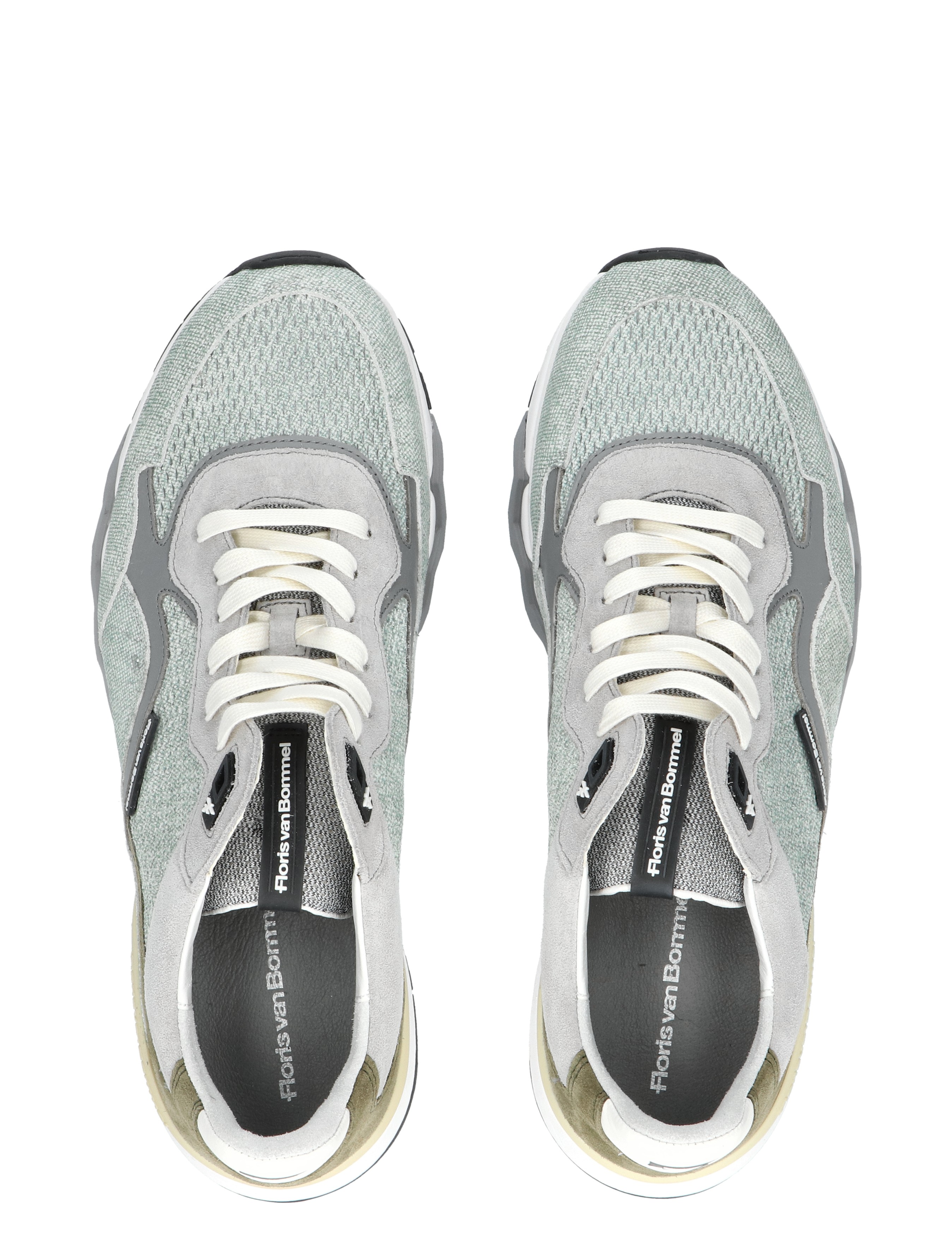 Floris van Bommel - De Zager 52-01 Light Green G+ Wijdte - Heren - Lage Sneakers - Sneakers - 47123_66_7