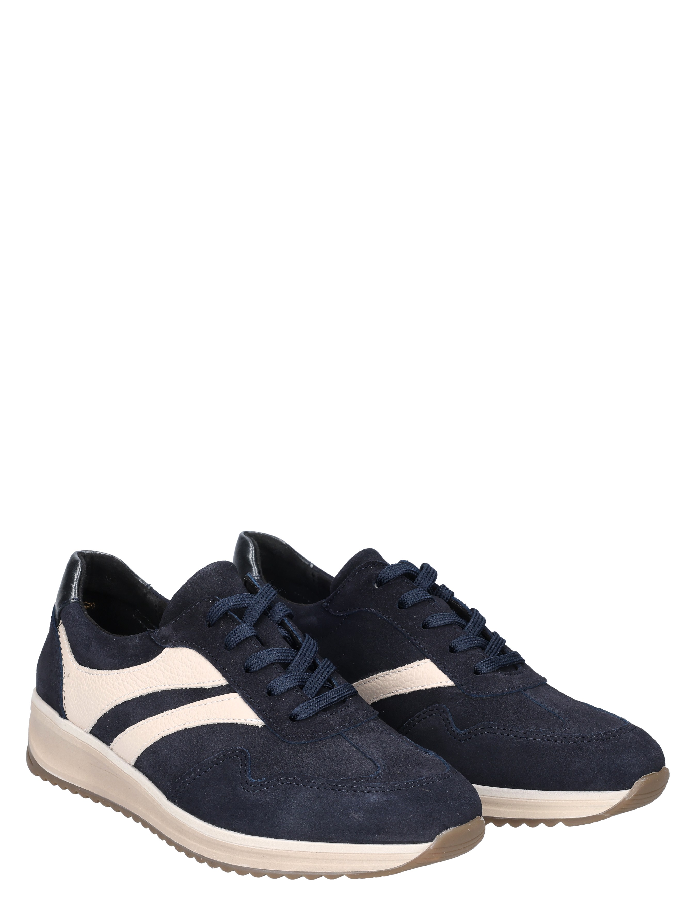 sneakers, donkerblauw, witte inzet, sportschoenen, casual