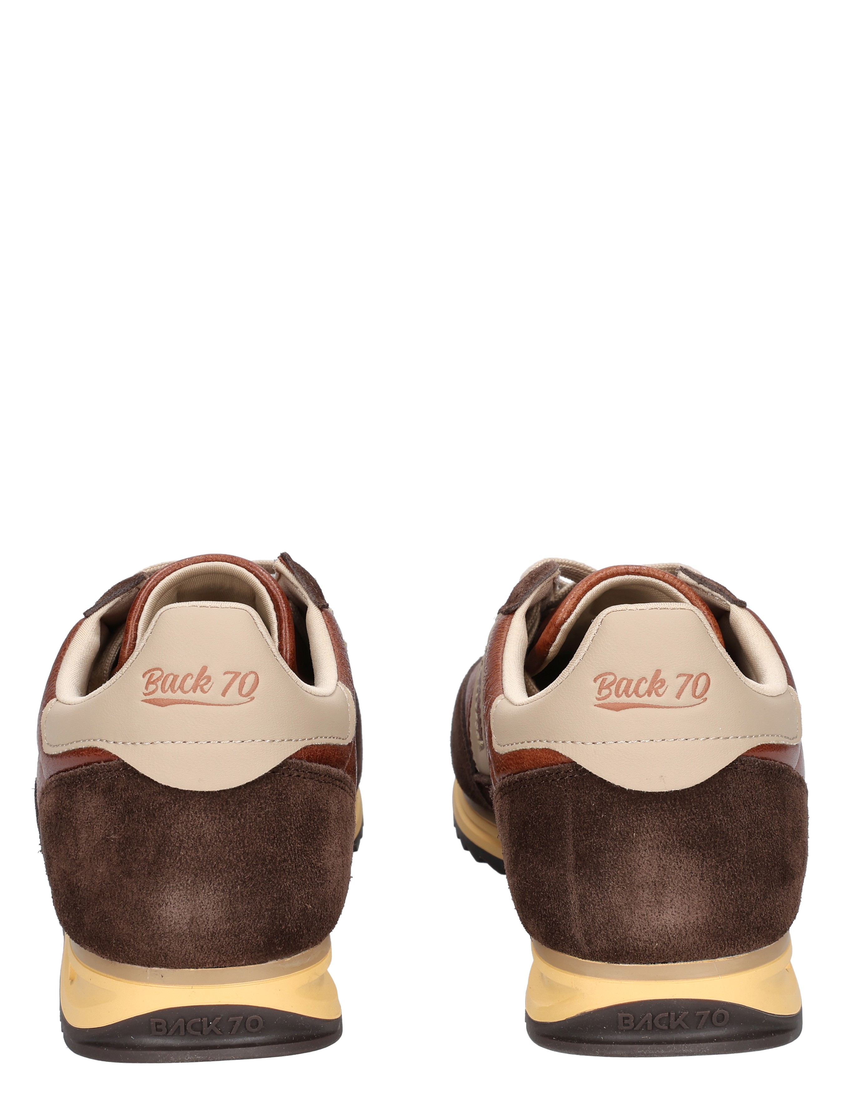 sneakers, bruin, suede, back70, hardloopschoen