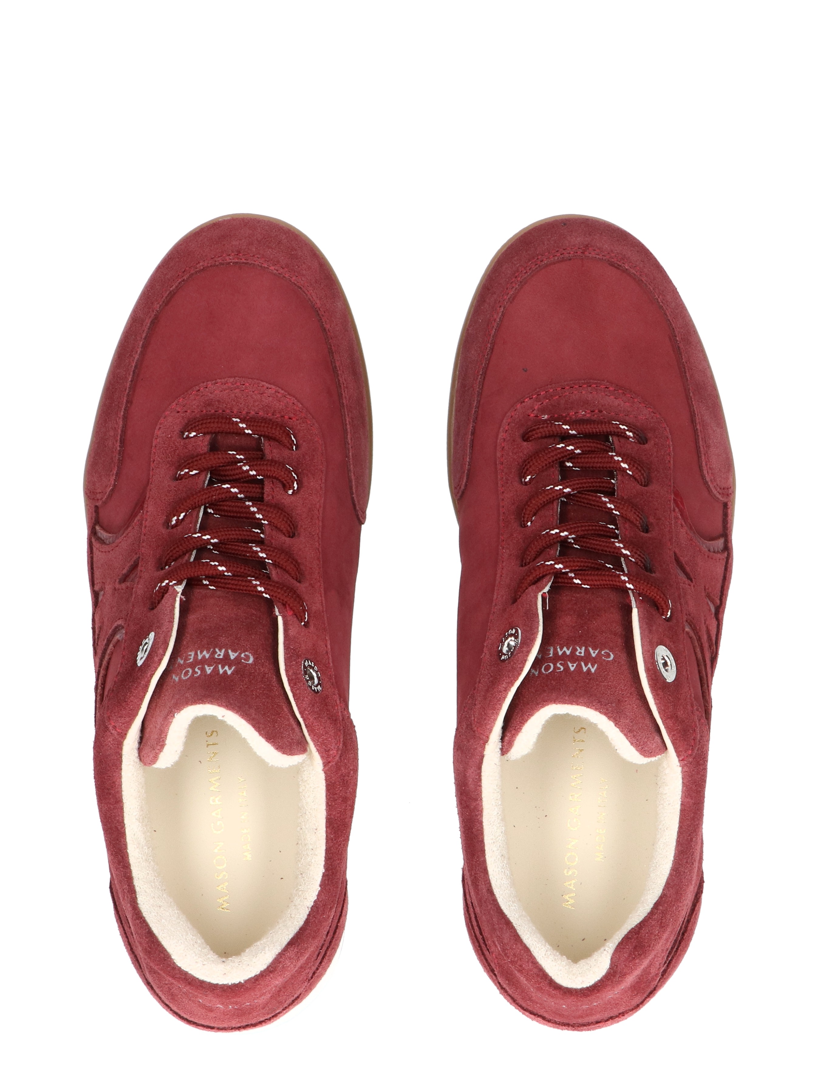 Mason Garments - Maranello Suede Bordeaux - Dames - Veterschoenen - Casual Veterschoenen - 48427_42_7