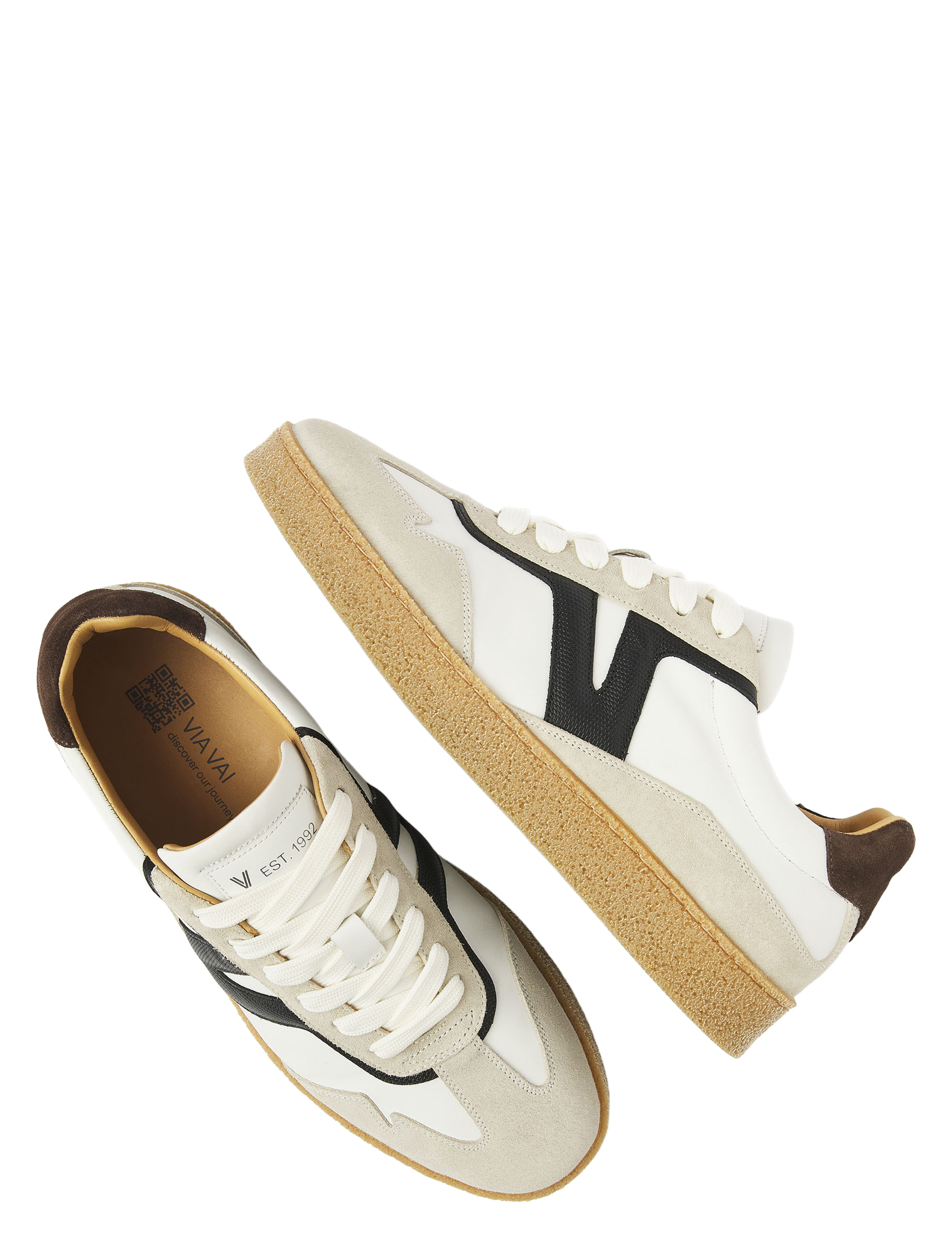 VIA VAI - 11410 Zane Dexter  01-900 Cross Nero - Heren - Lage Sneakers - Sneakers - 51312_81_4