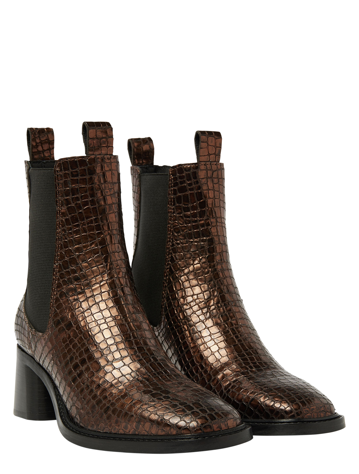 VIA VAI - 62135 Zoey Scott 02-1071 Gold - Dames - Boots - Enkellaarsjes - 47786_53_3