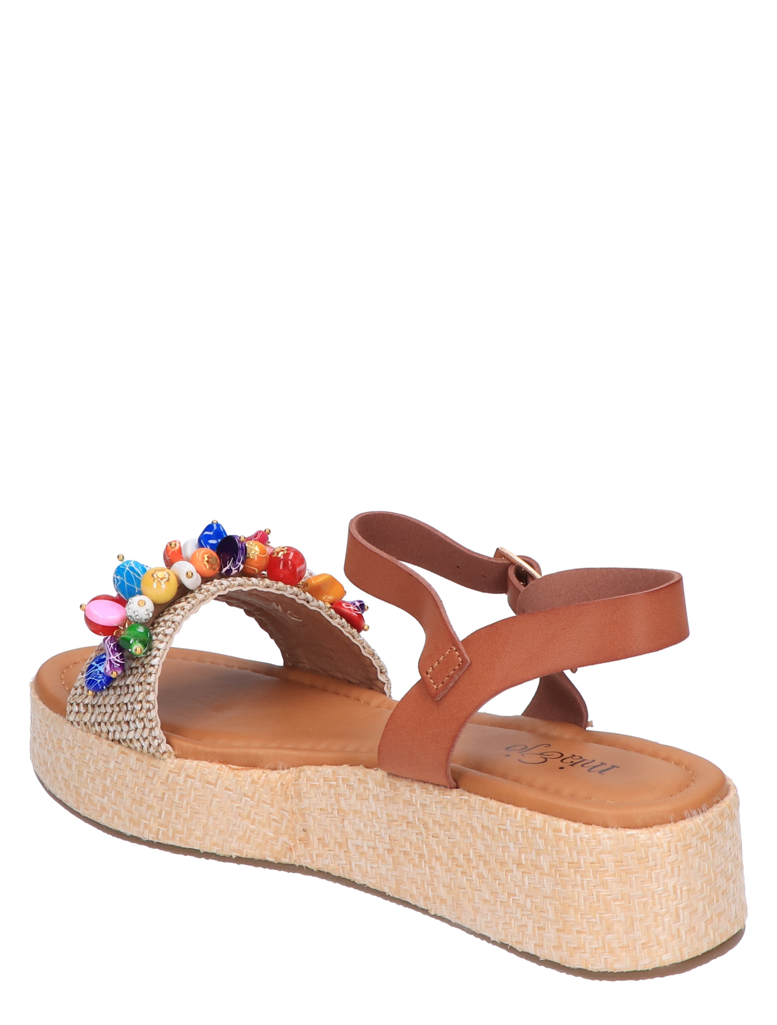 Lisa & Jo - Willeniek Brown Beige - Dames - Sandalettes - 47617_22_4