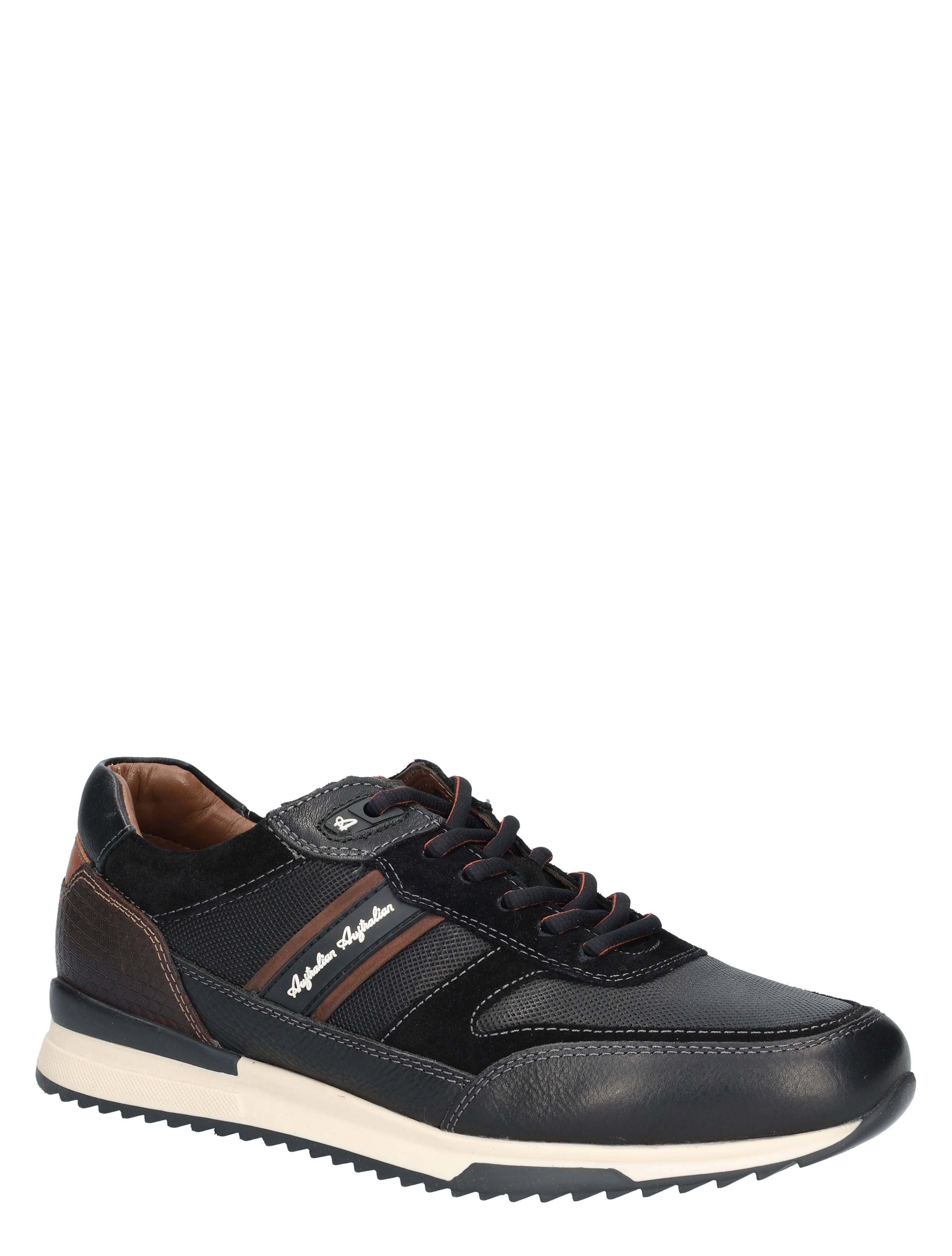 Australian - Filmon Black Cognac - Heren - Veterschoenen - Casual Veterschoenen - 48941_11_3