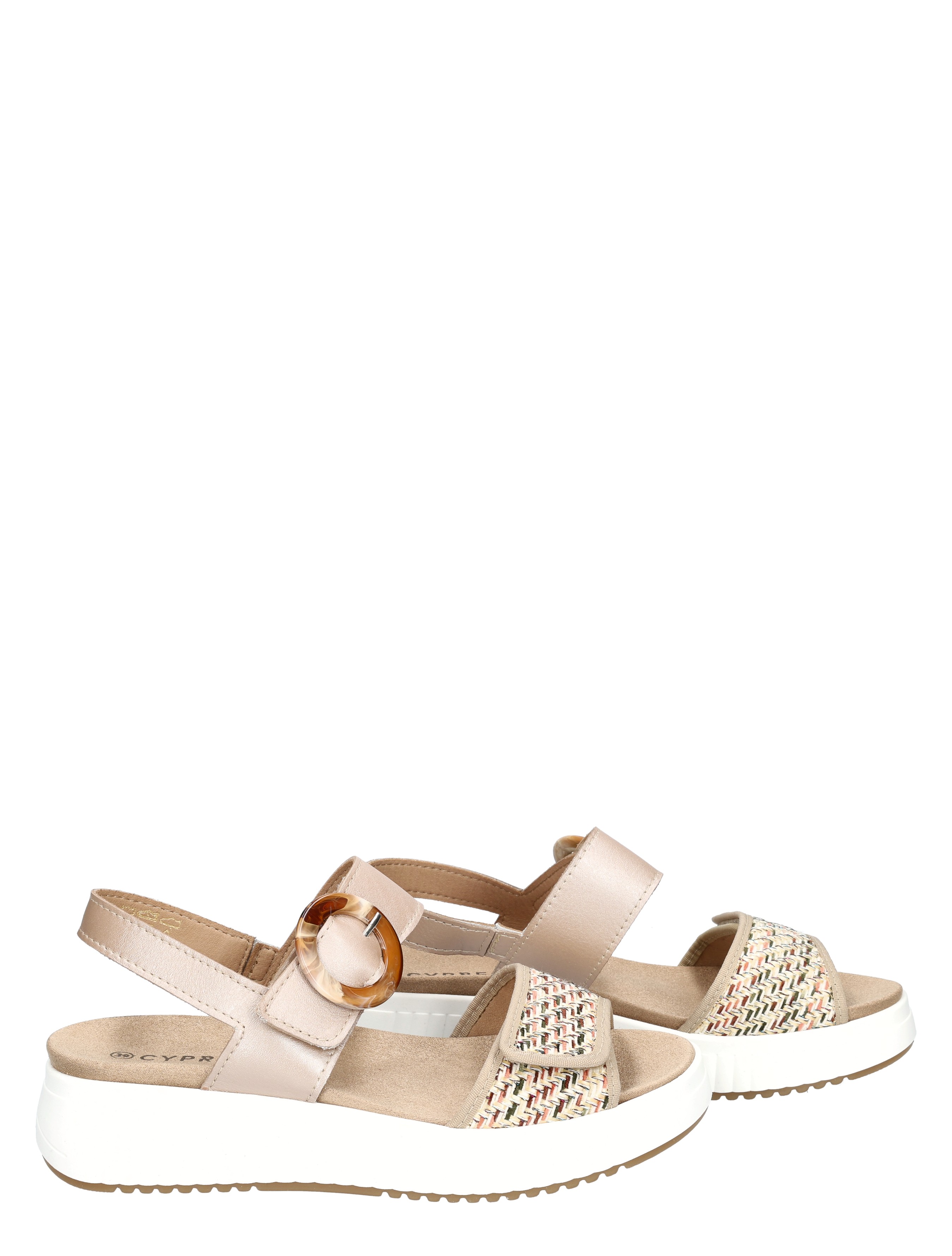 Cypres Soft - Zofia 2615531 Canvas Cream 0823 - Dames - Sandalen - 50846_77_6