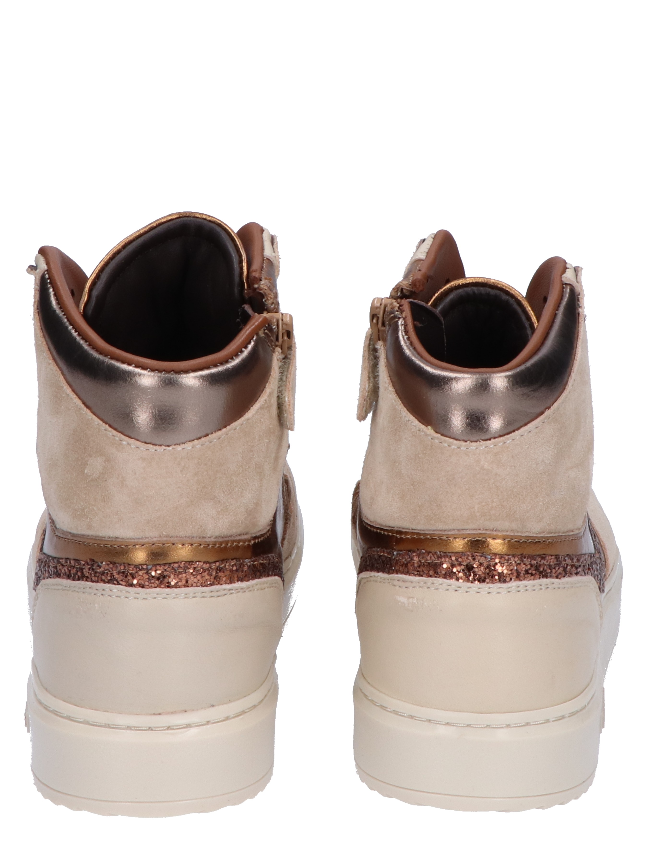 Hip - H1665 Natural Combi - Meisjes - Sneakers - Hoge Sneakers - 42436_57_5