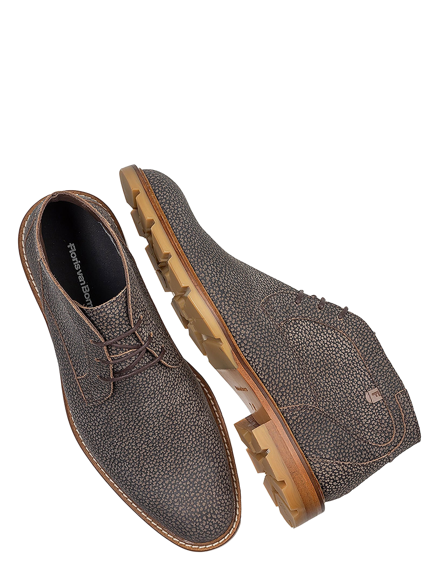 Floris van Bommel - De Braver SFM-50171 34-01 Taupe H-Wijdte - Heren - Boots - Enkellaarsjes - 50143_77_3