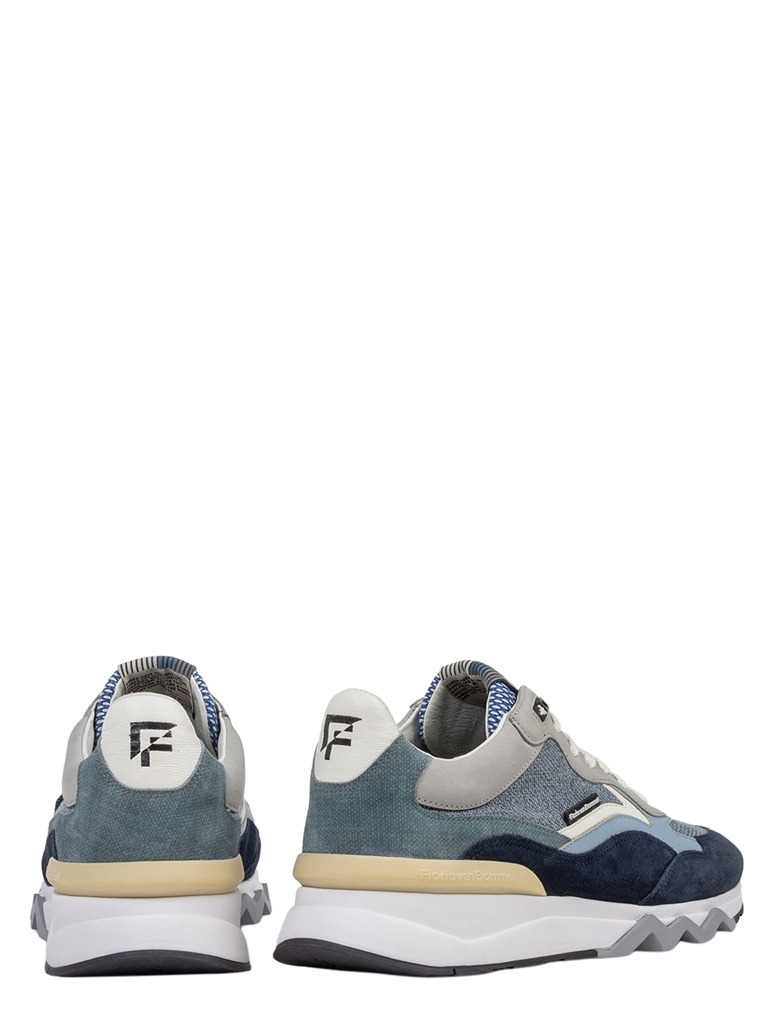 sneaker, denim, suede, grijze, veterschoenen