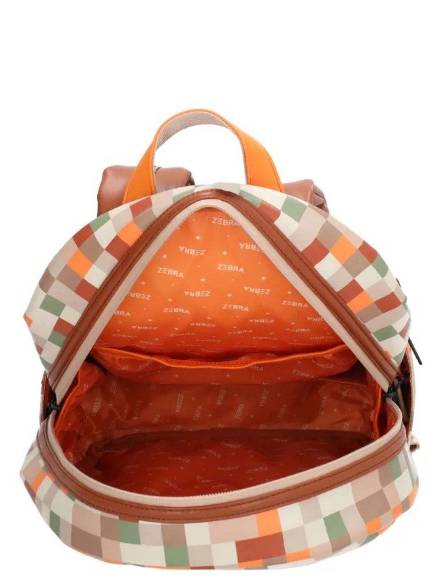 rugzak, backpack, polyester, multicolor, kledingmap