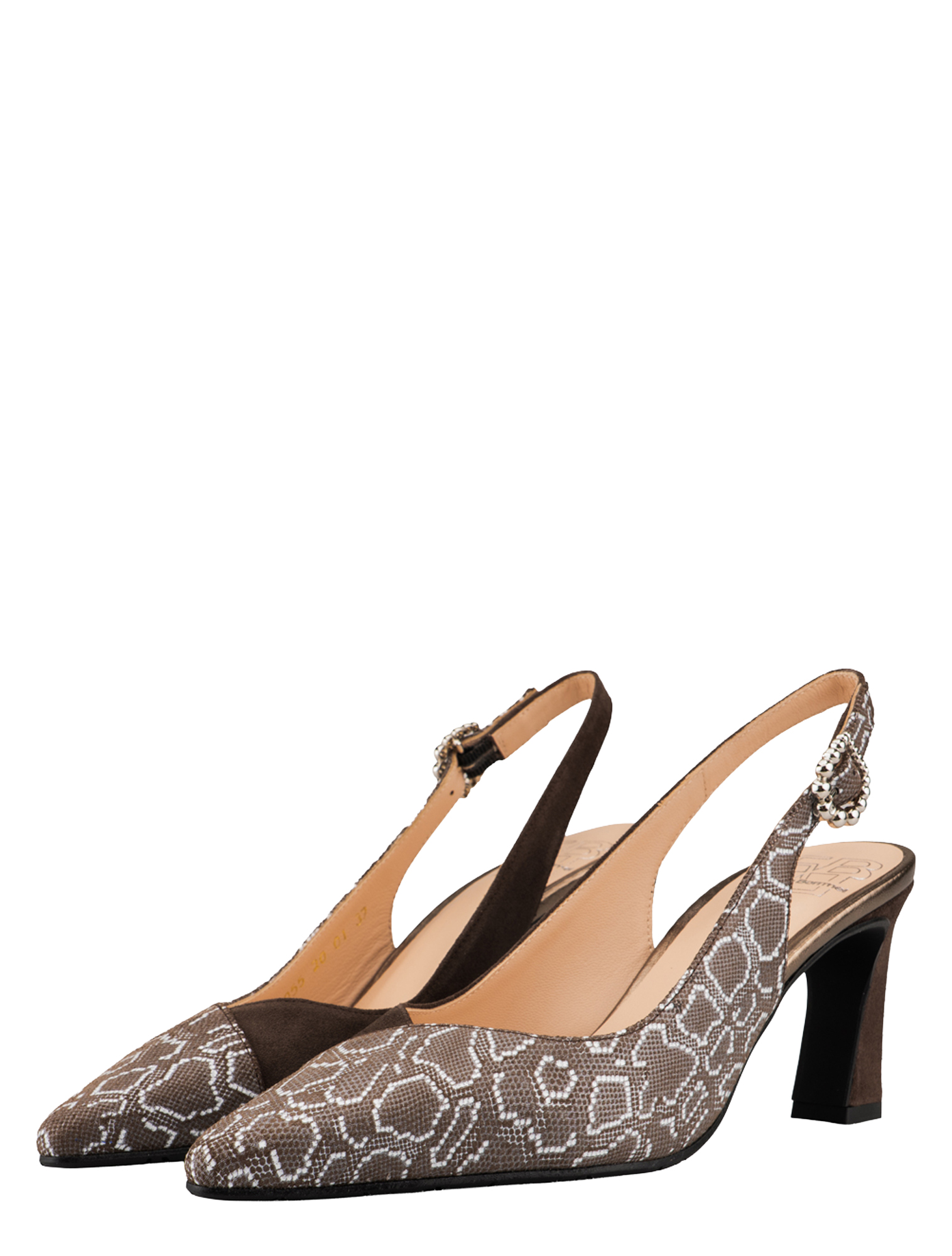 Floris van Bommel - Giuli 20055 06.00 Brown - Dames - Slingbacks - 51499_22_2