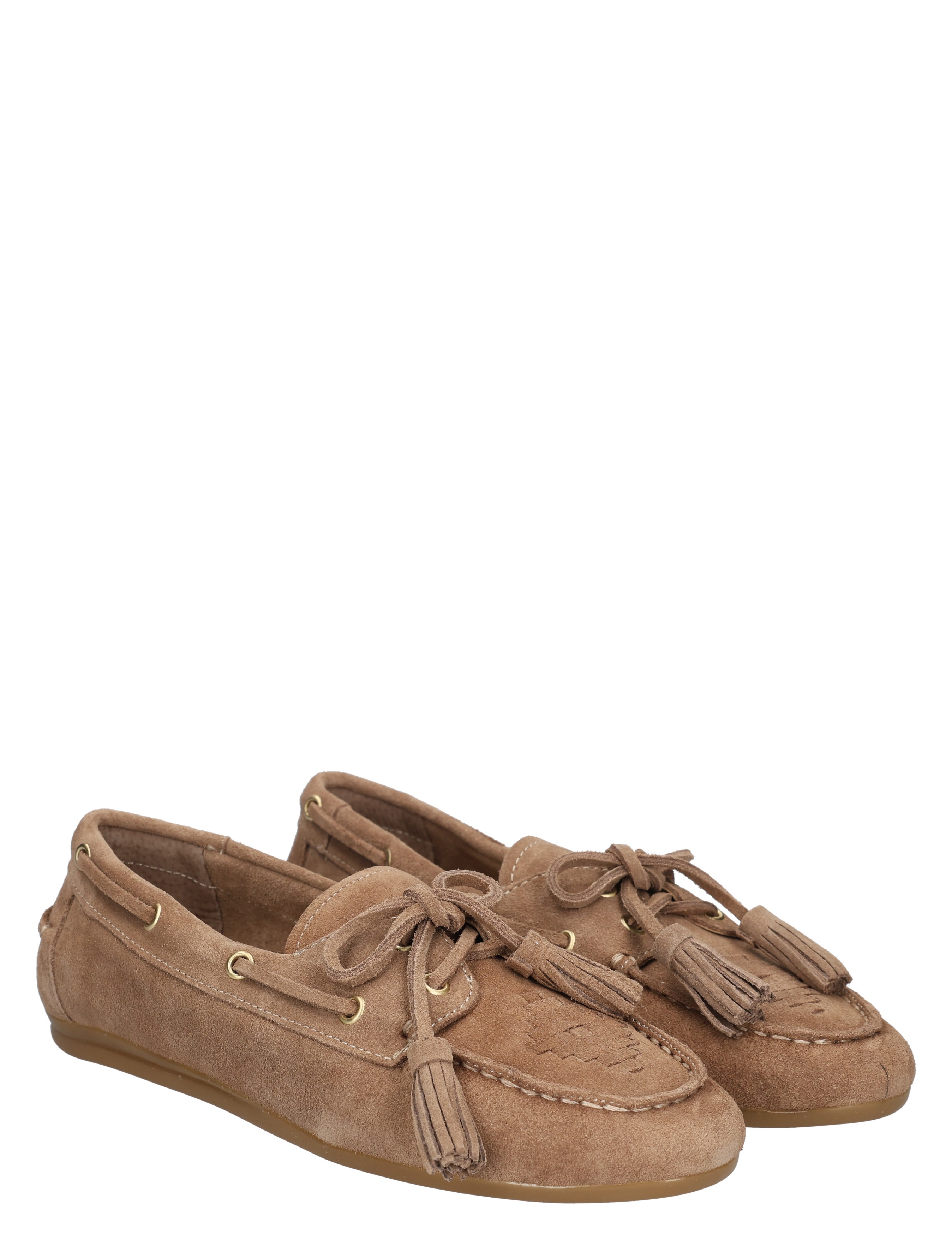 Toral Shoes - Shima Suede Moccasin Beige Gold - Dames - Loafers - 49646_77_5
