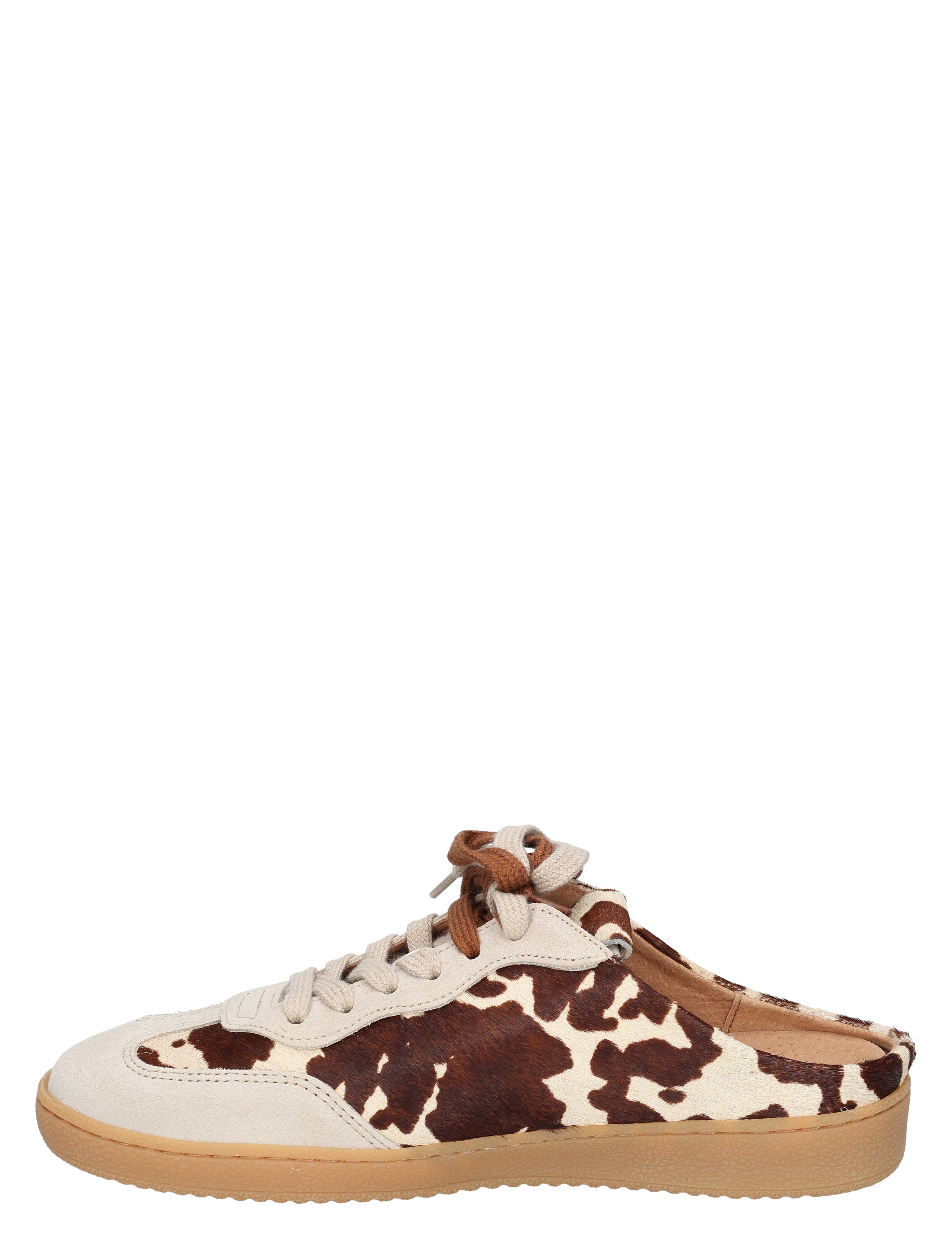 DWRS Label - Nome Cowhair B11850-02 8358 Sand White - Dames - Muiltjes - 51886_82_2