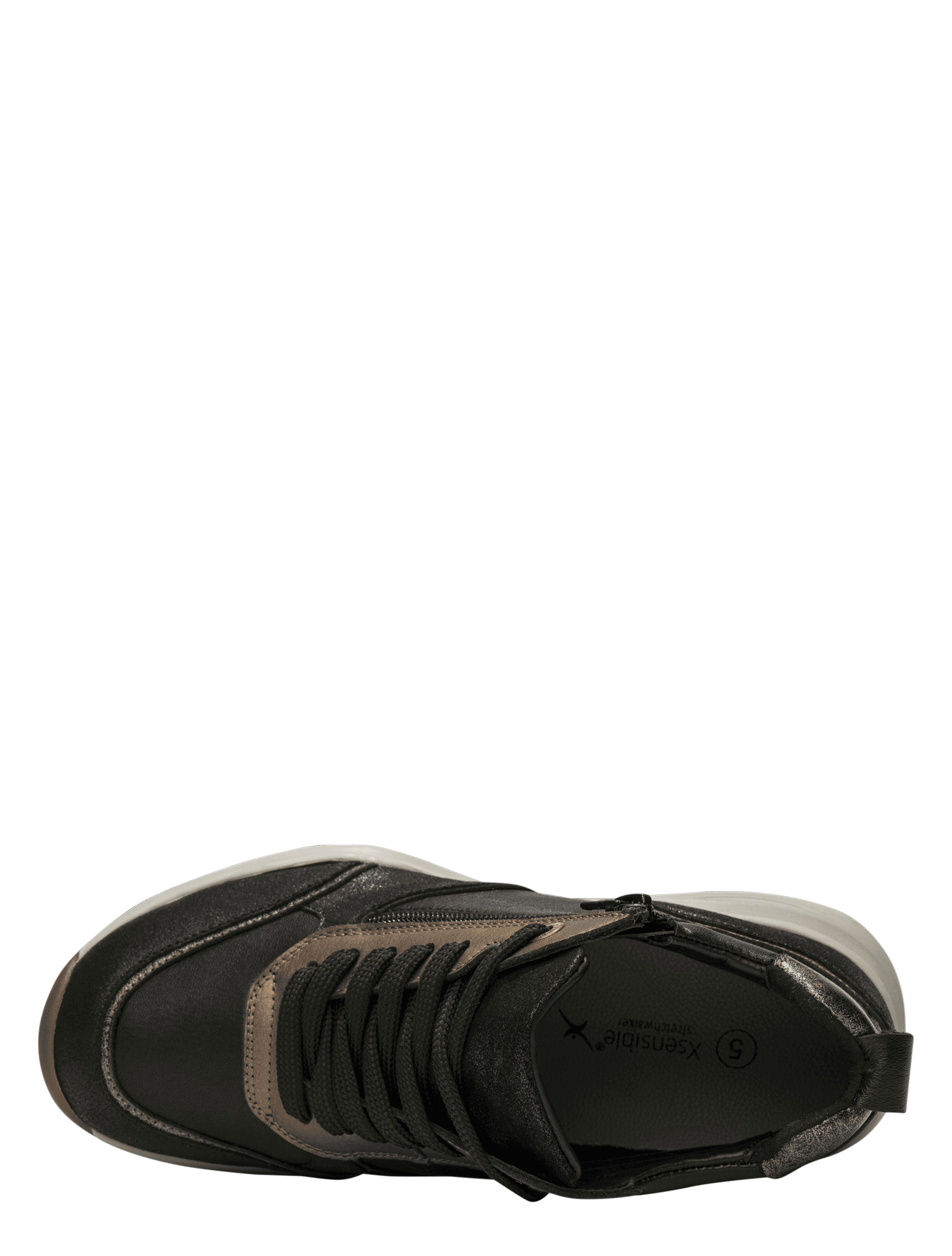 Xsensible - 32001.3 040 Black Combi H-Wijdte - Dames - Veterschoenen - Casual Veterschoenen - 50496_11_4