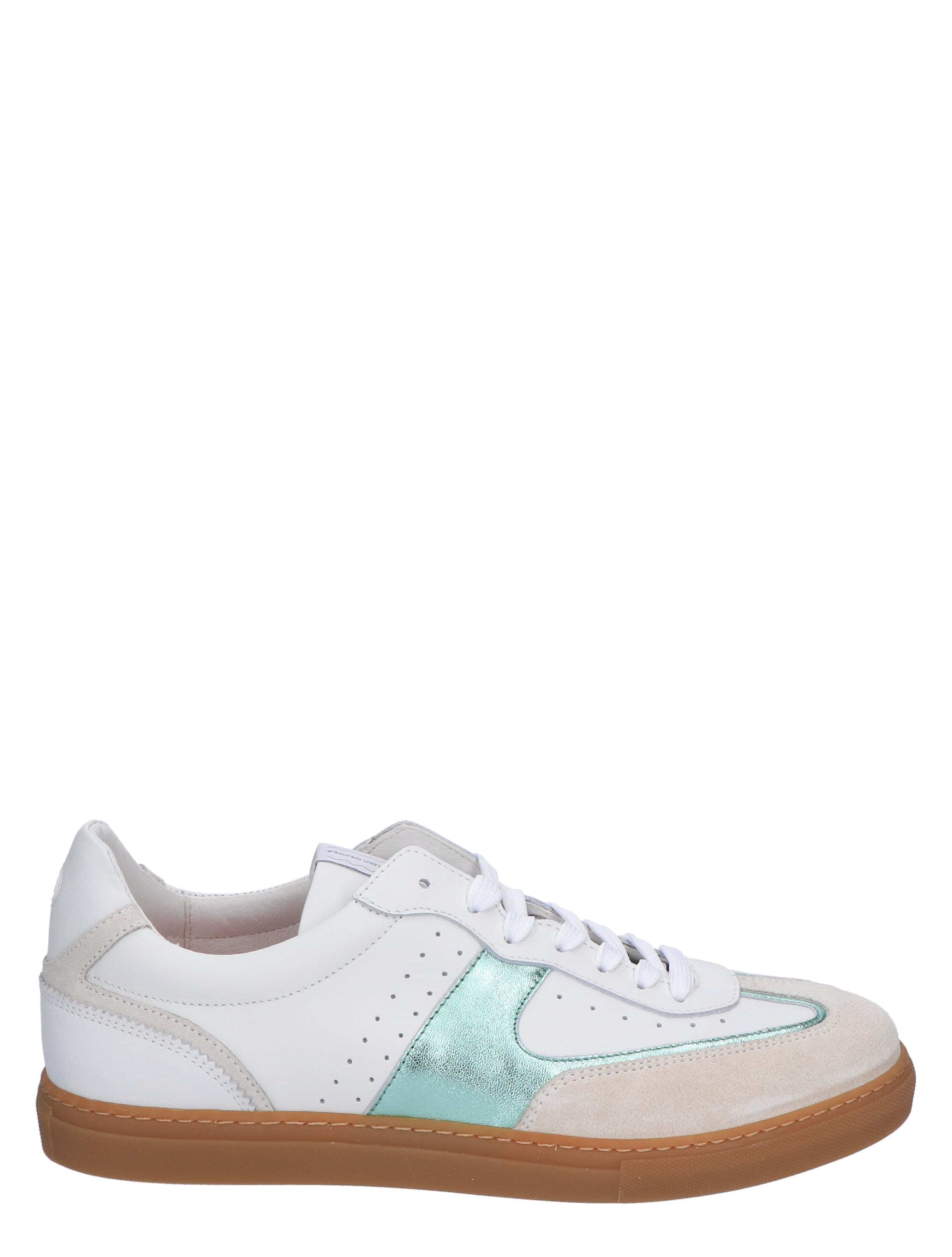 Floris van Bommel - Minni 60-05 White Green G-Wijdte - Sneakers - Dames - Lage Sneakers - 47136_86_1