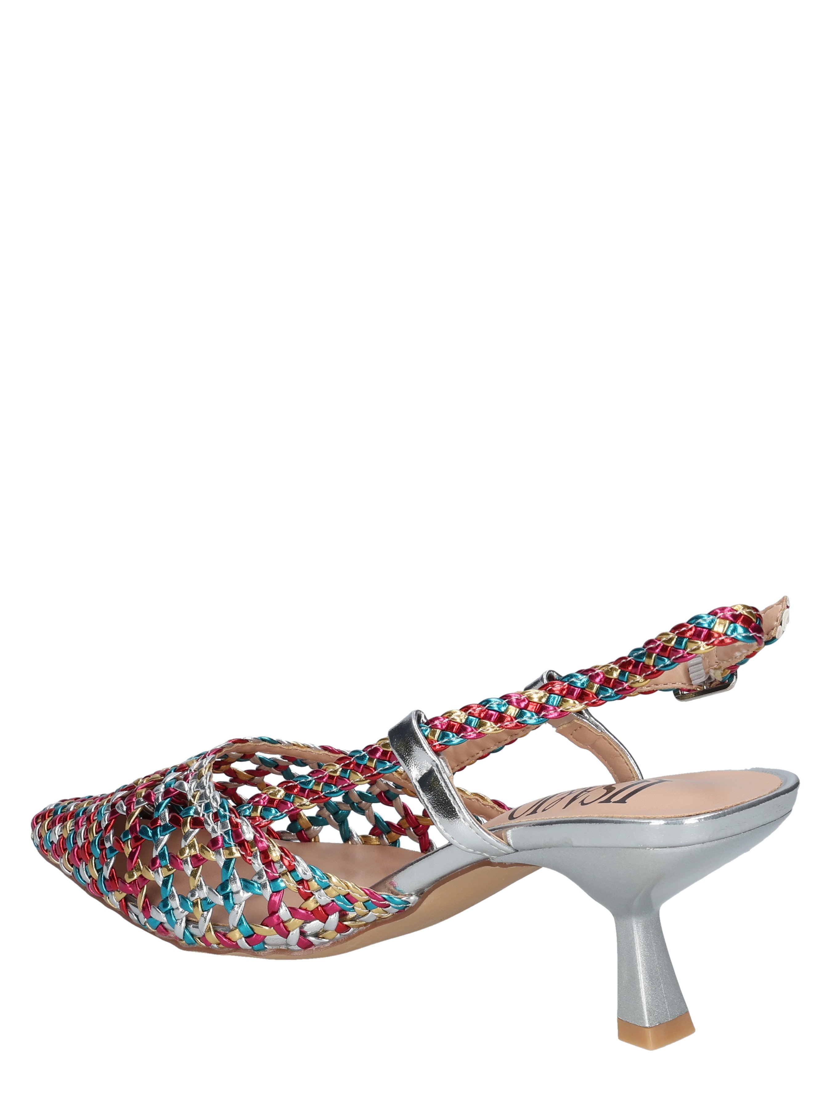 Lisa & Jo - Waqi 2616401 Green Multi - Dames - Slingbacks - 50215_59_4