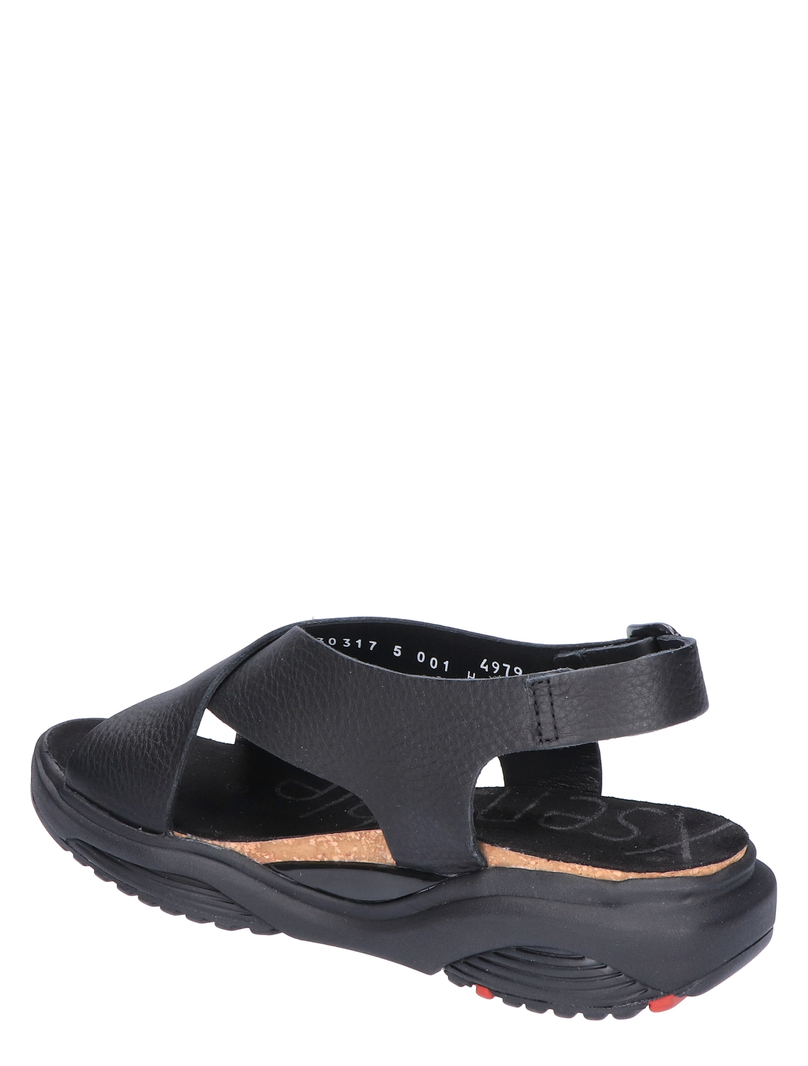 Xsensible - 30317.5 Corfu 001 Black H-Wijdte - Dames - Sandalen - 47535_11_4