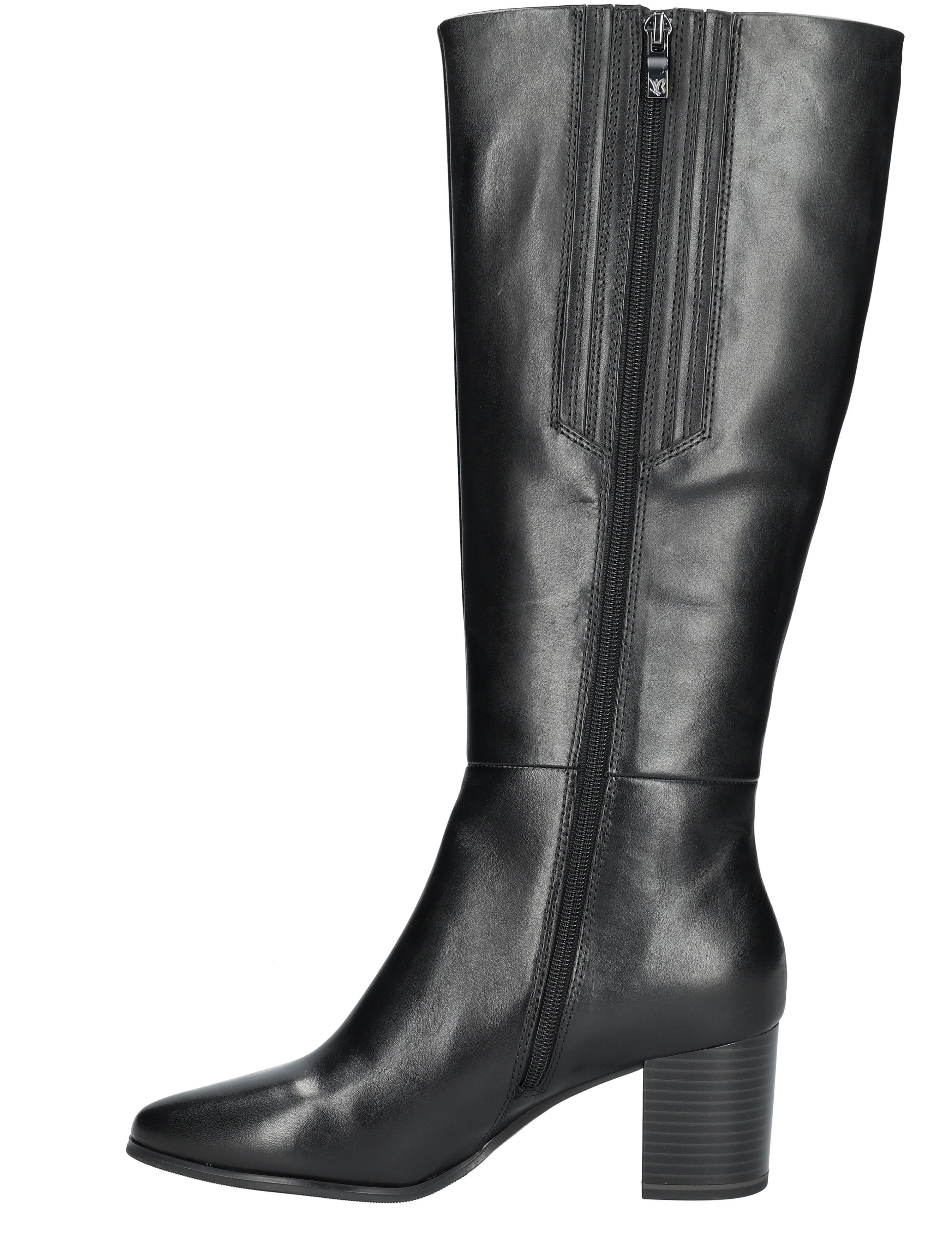 Caprice - 25502 022 Black Nappa - Dames - Boots - Lange Laarzen - 48841_11_2