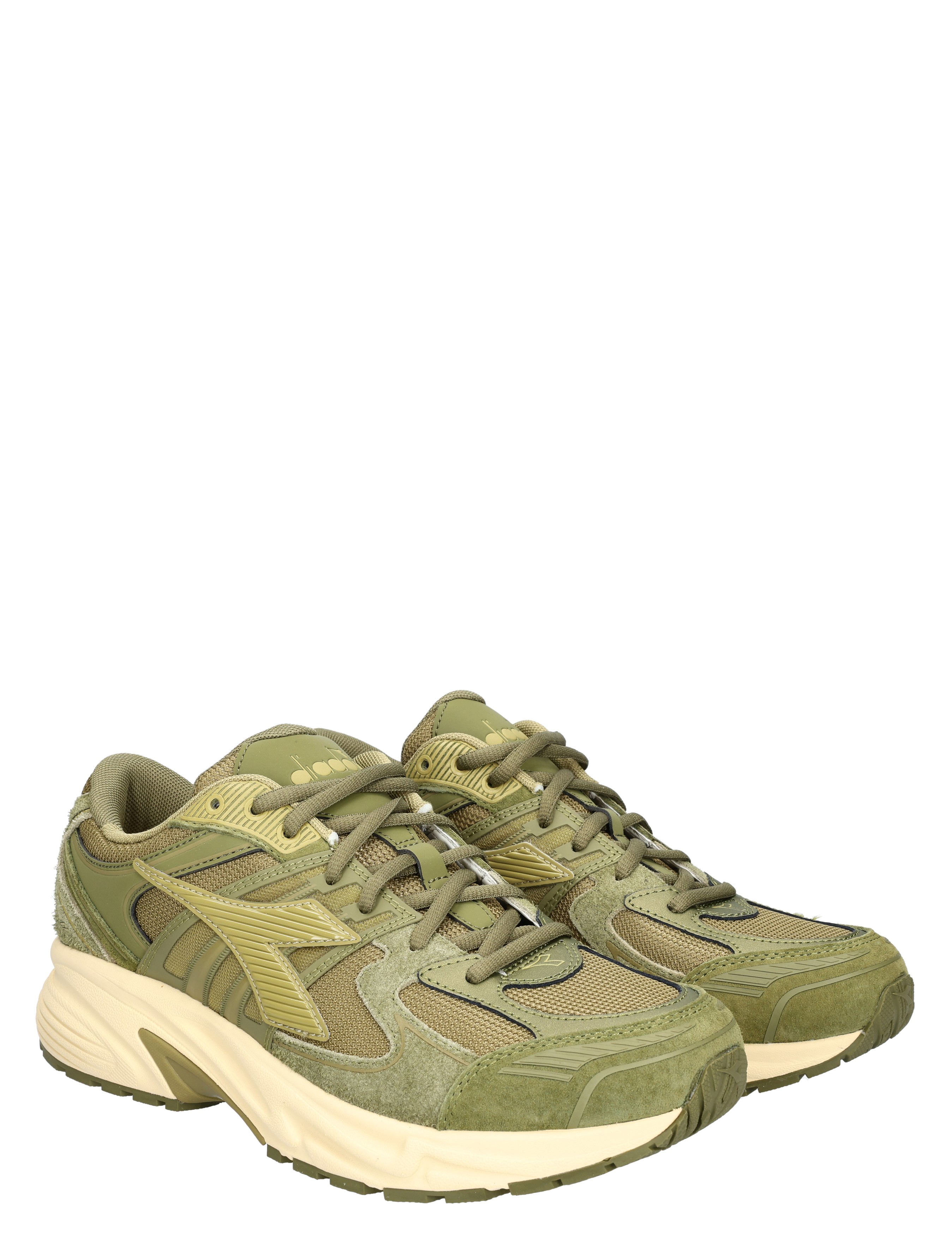 sneakers, lichtkleur, groen, mesh, luxe lijn