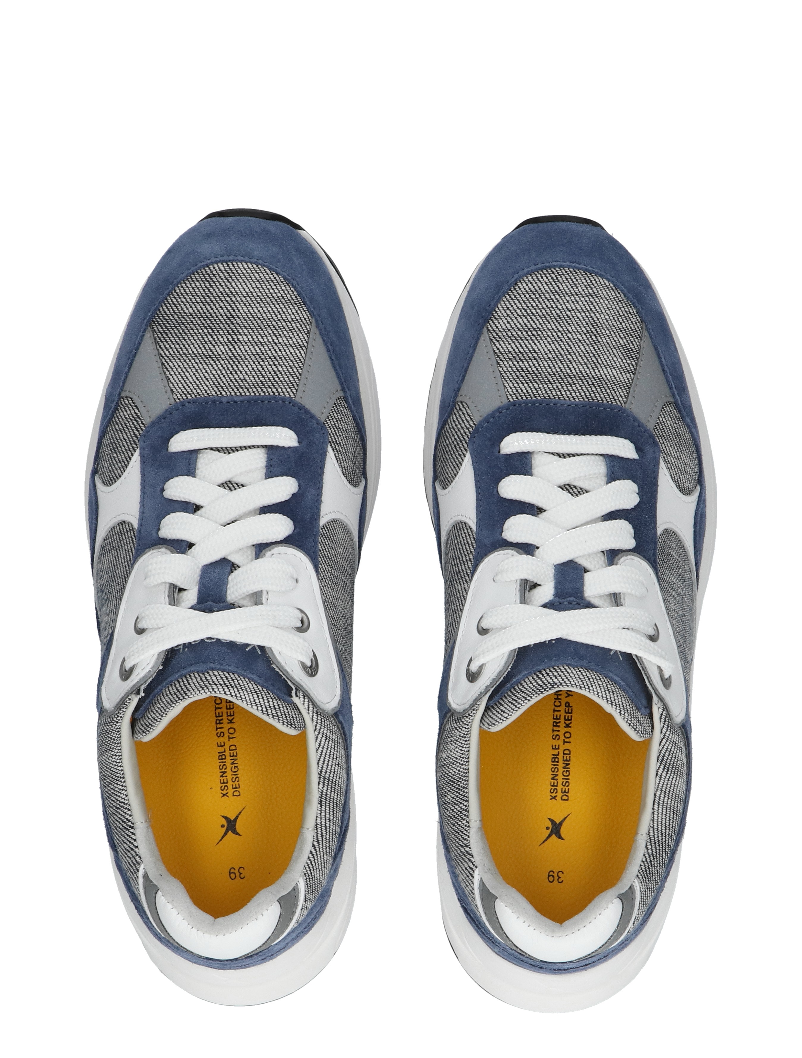 Xsensible - 33005.5 255 Denim Combi G-Wijdte - Dames - Veterschoenen - Casual Veterschoenen - 47527_33_7