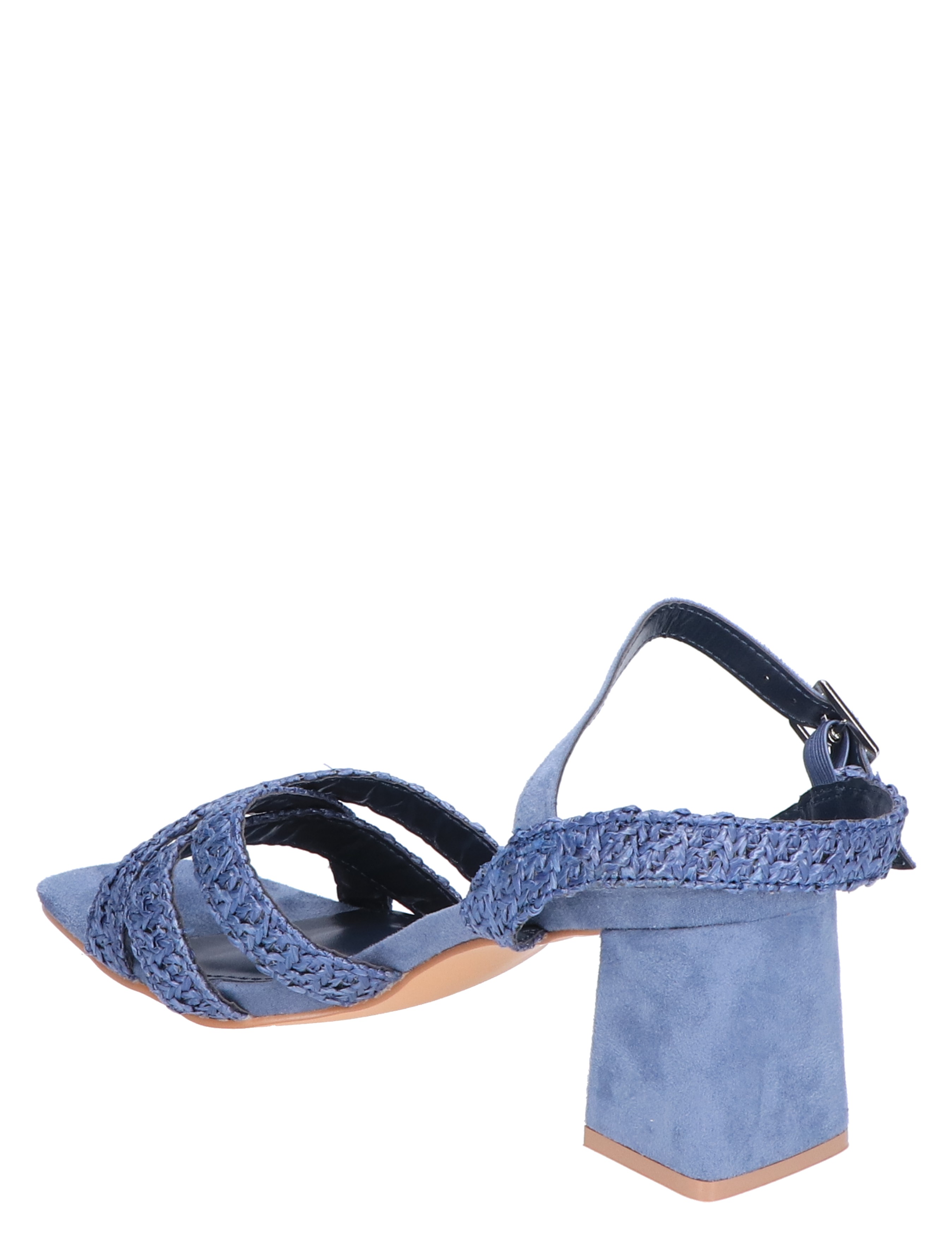 Lisa & Jo - Wayodi Blue Raffia - Dames - Sandalettes - 47577_33_4