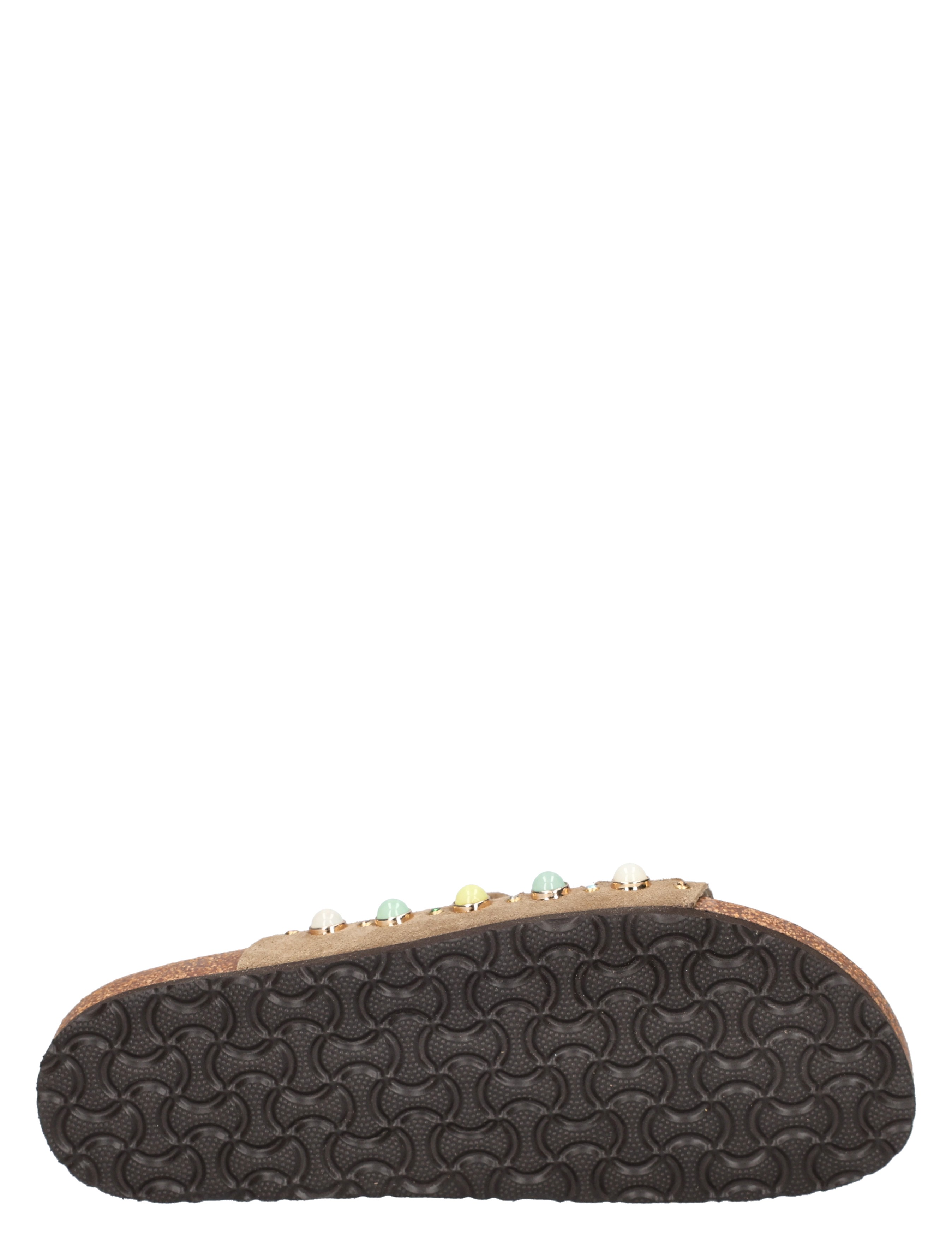 Miss Behave - Zelue Light Brown Suede - Dames - Muiltjes - 50868_77_7