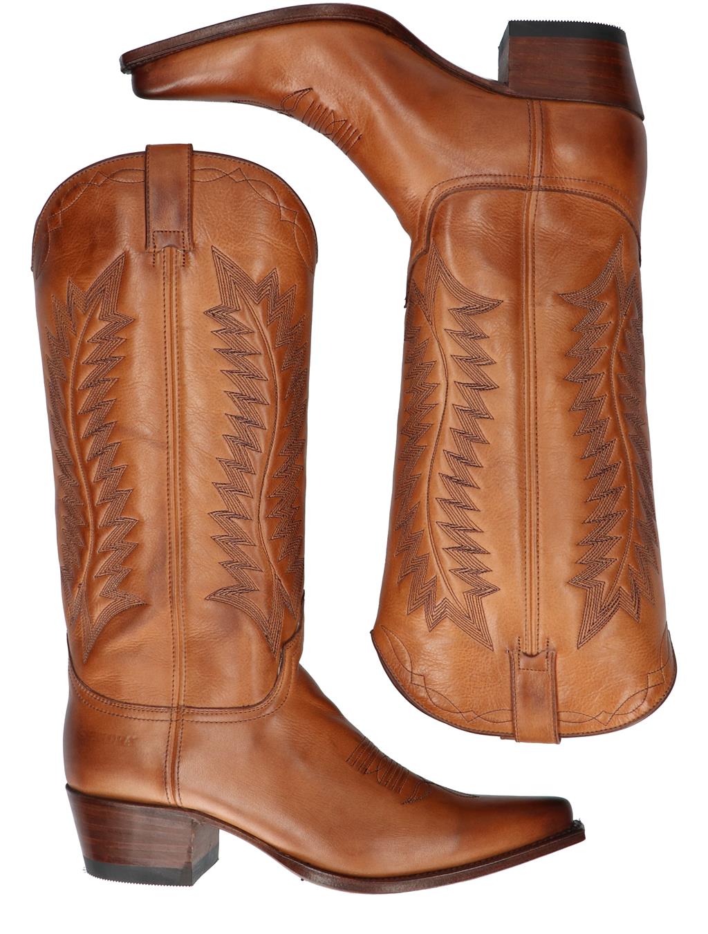 Sendra - 17605 Salvaje Miele - Dames - Boots - Cowboylaarzen - 36665_22_6