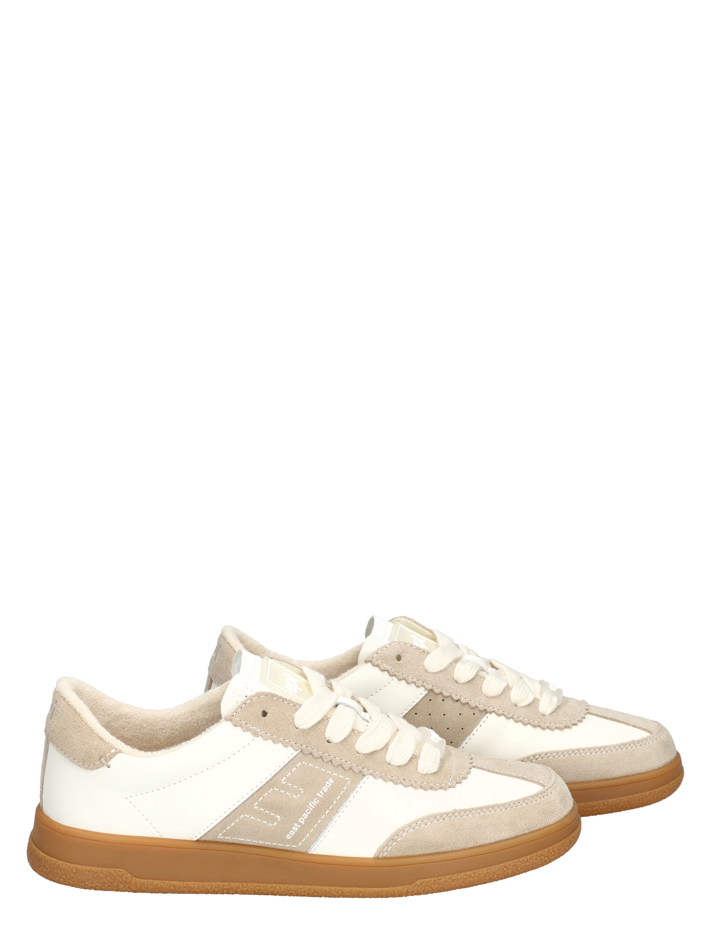 East Pacific Trade - Santos Women Beige White - Sneakers - Dames - Lage Sneakers - 50371_87_6