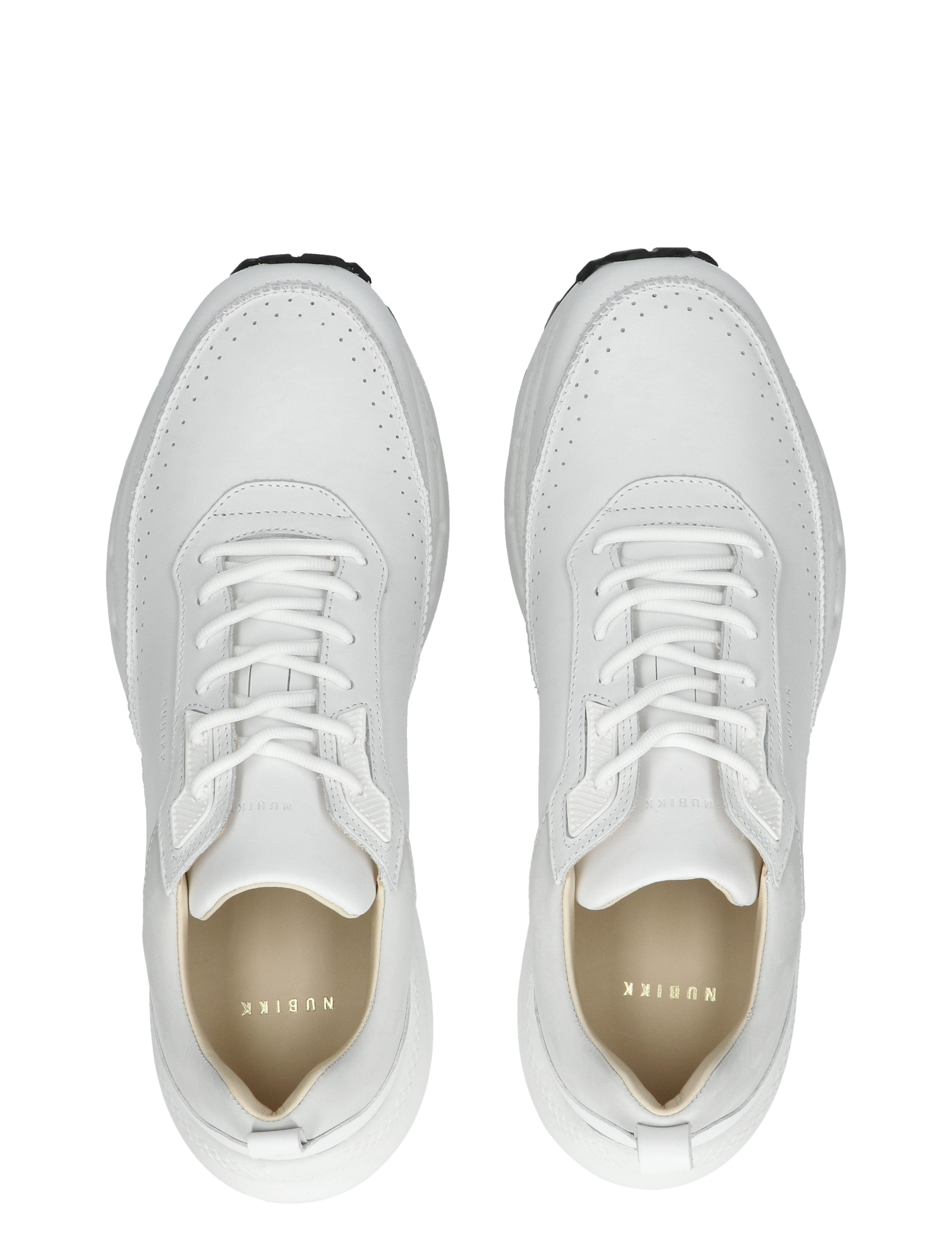 Oberon Reese Men White Leather