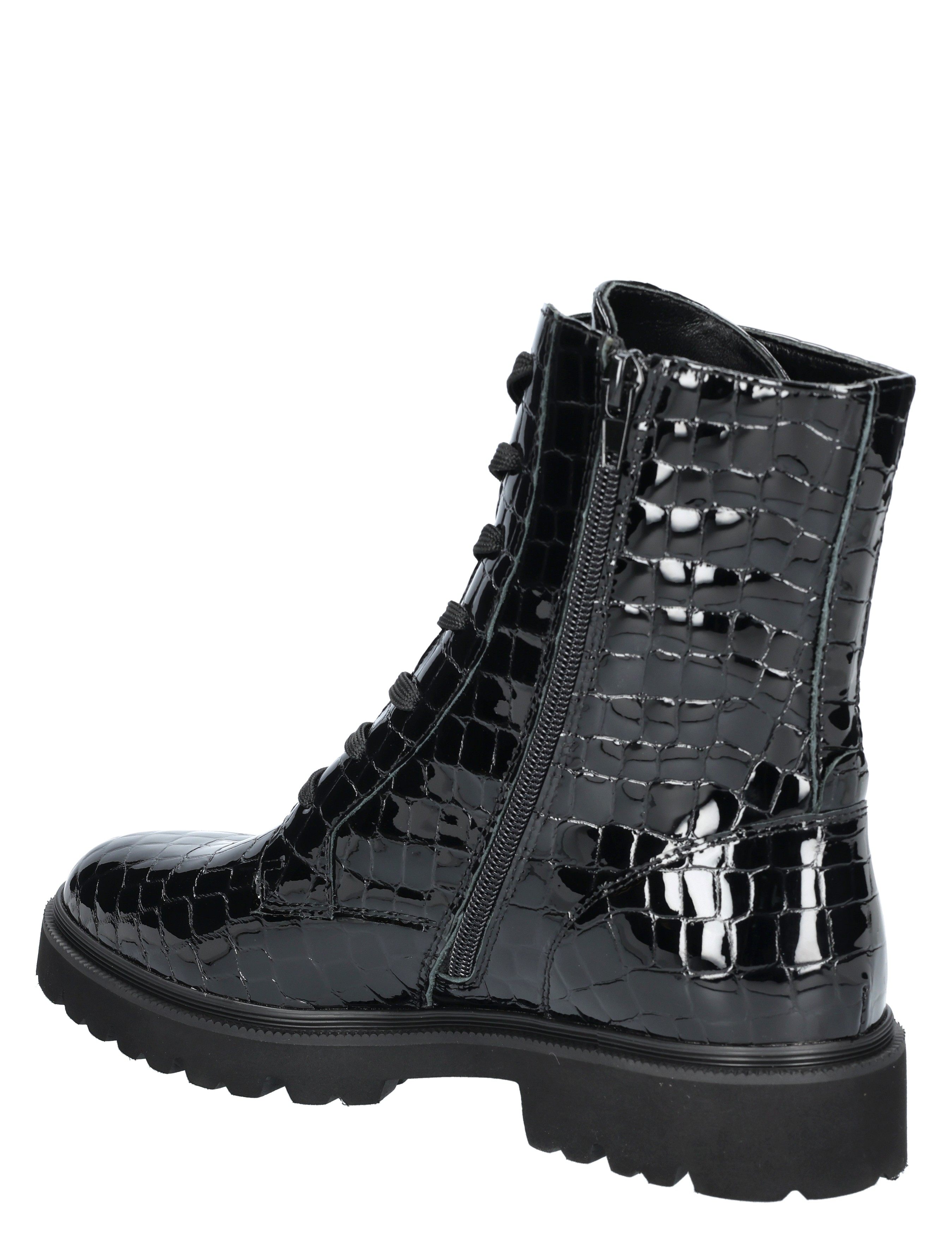 Rapid Soul - Verine Black Croco - Dames - Boots - Veter Boots - 49514_10_4
