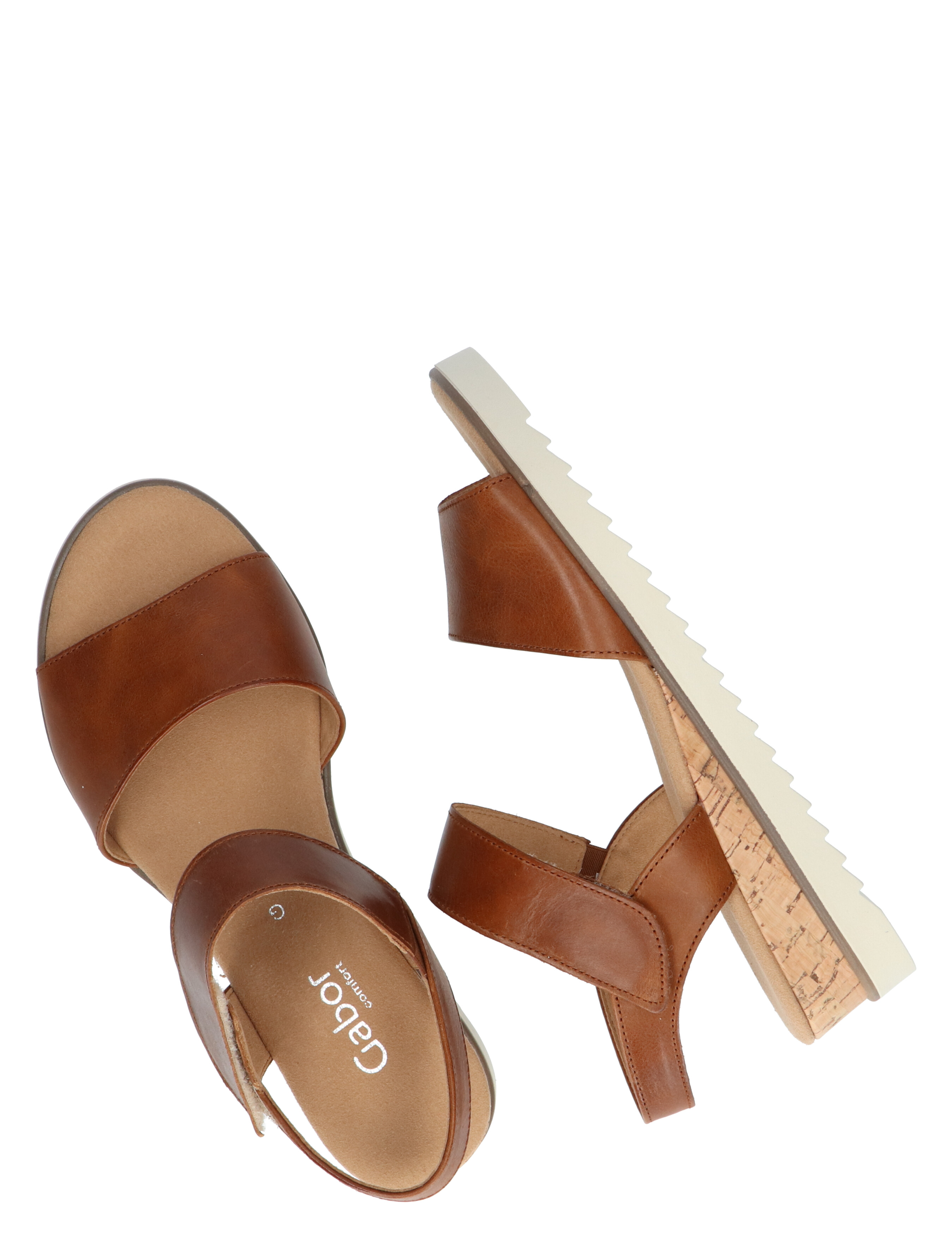 Gabor - 62.750.53. Camel G-Wijdte - Dames - Sleehakken - 37772_22_5