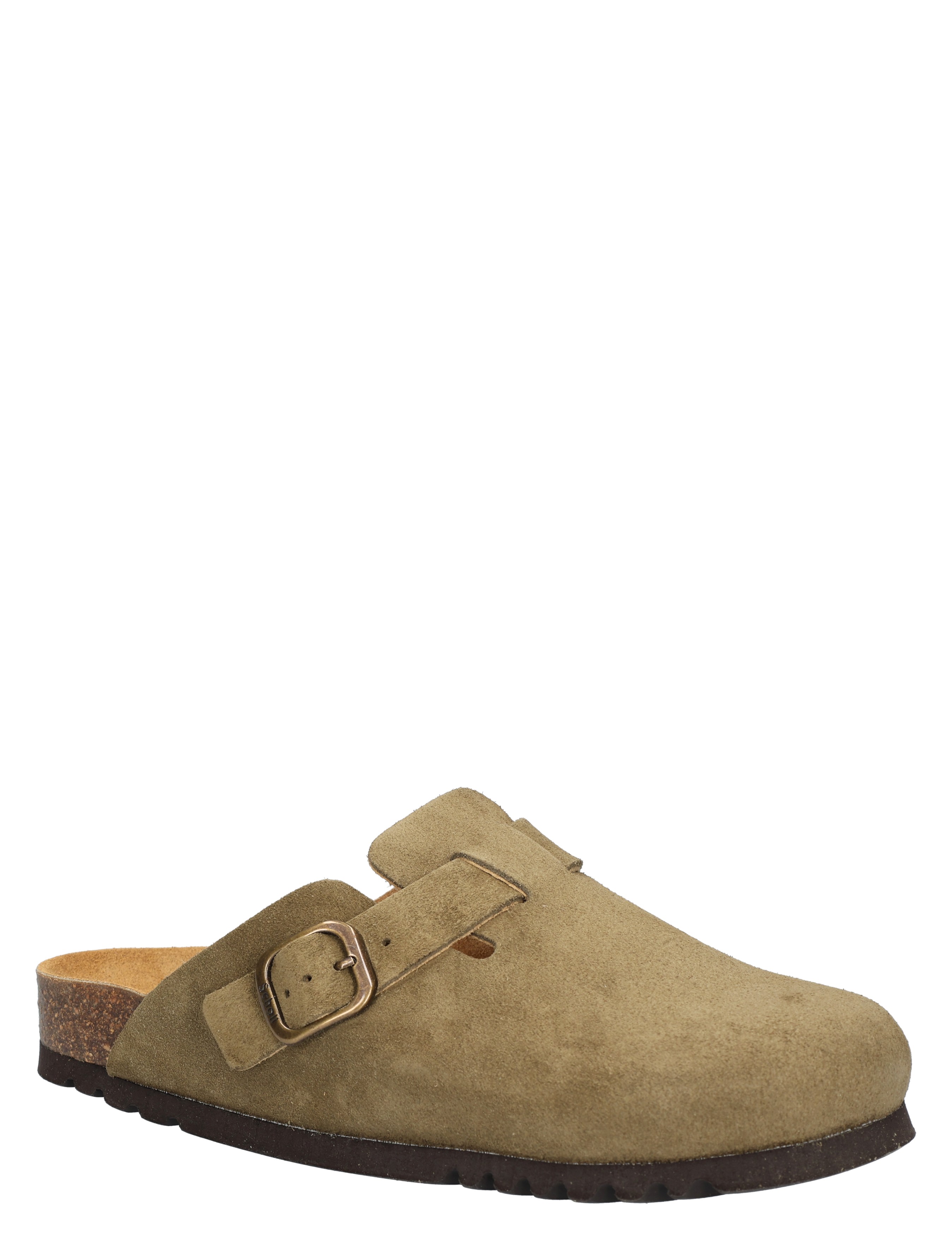 Scholl - Fae Suede Khaki - Dames - Muiltjes - 47424_66_3