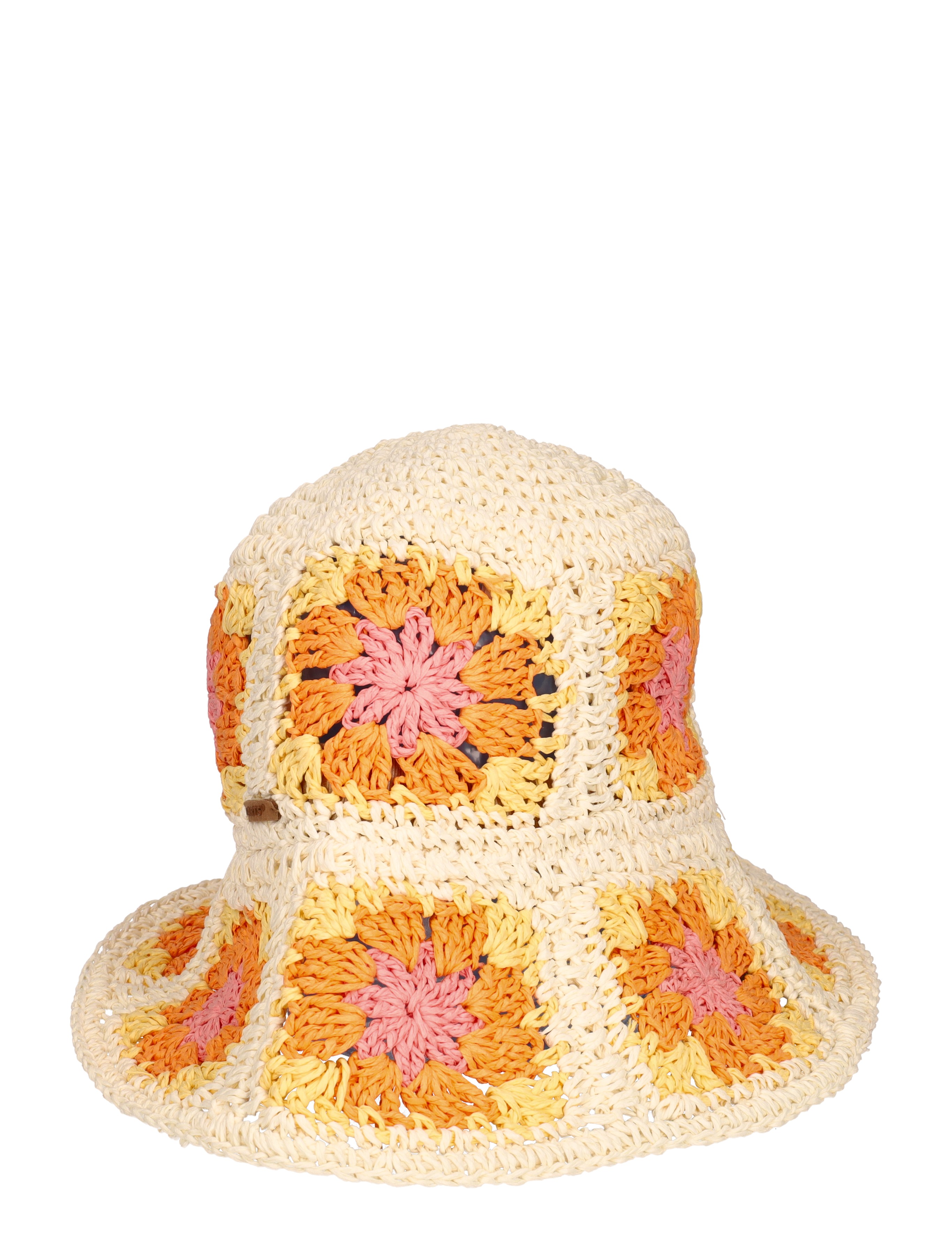 Kids Candy Flower Hat Beige Yellow