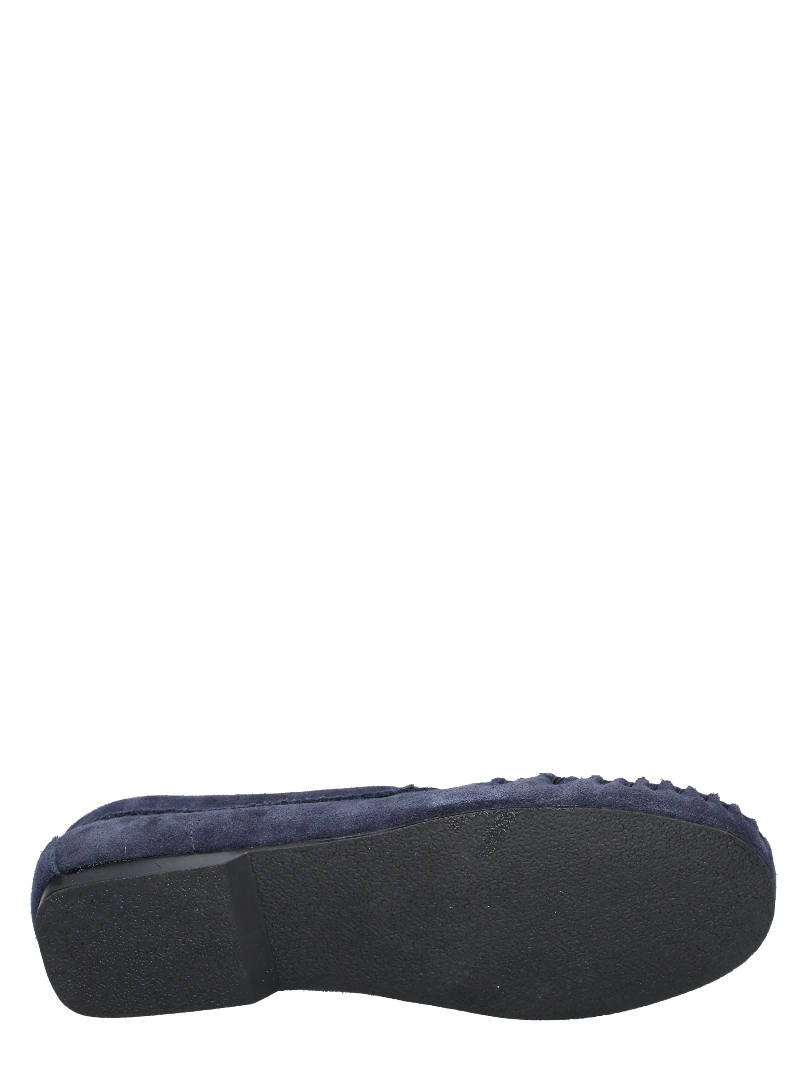 slipper, mocassin, suede, slip-on, donkerblauw