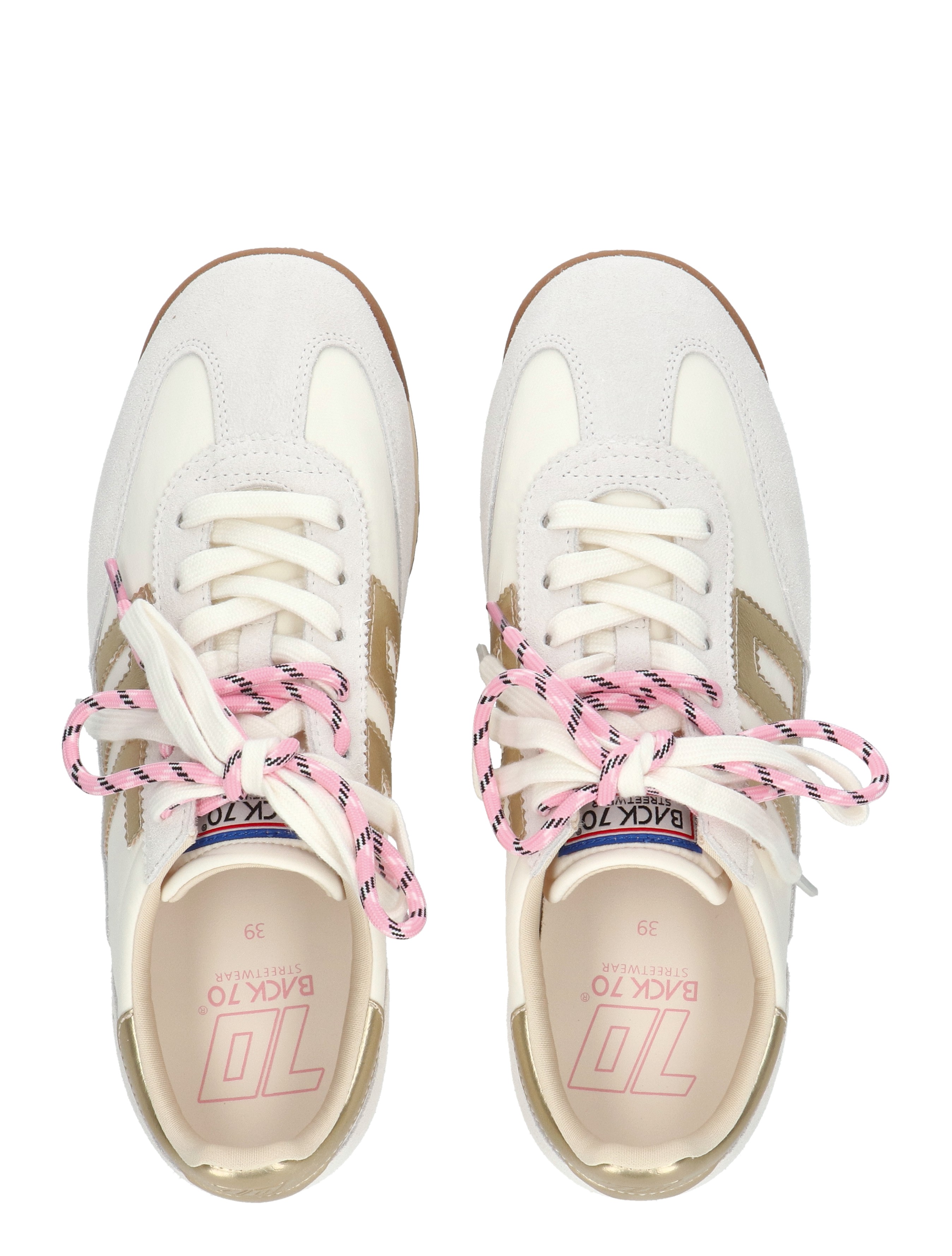 Back 70 - Jogger N26-201 Nylon Sponge White - Sneakers - Dames - Lage Sneakers - 50720_75_7