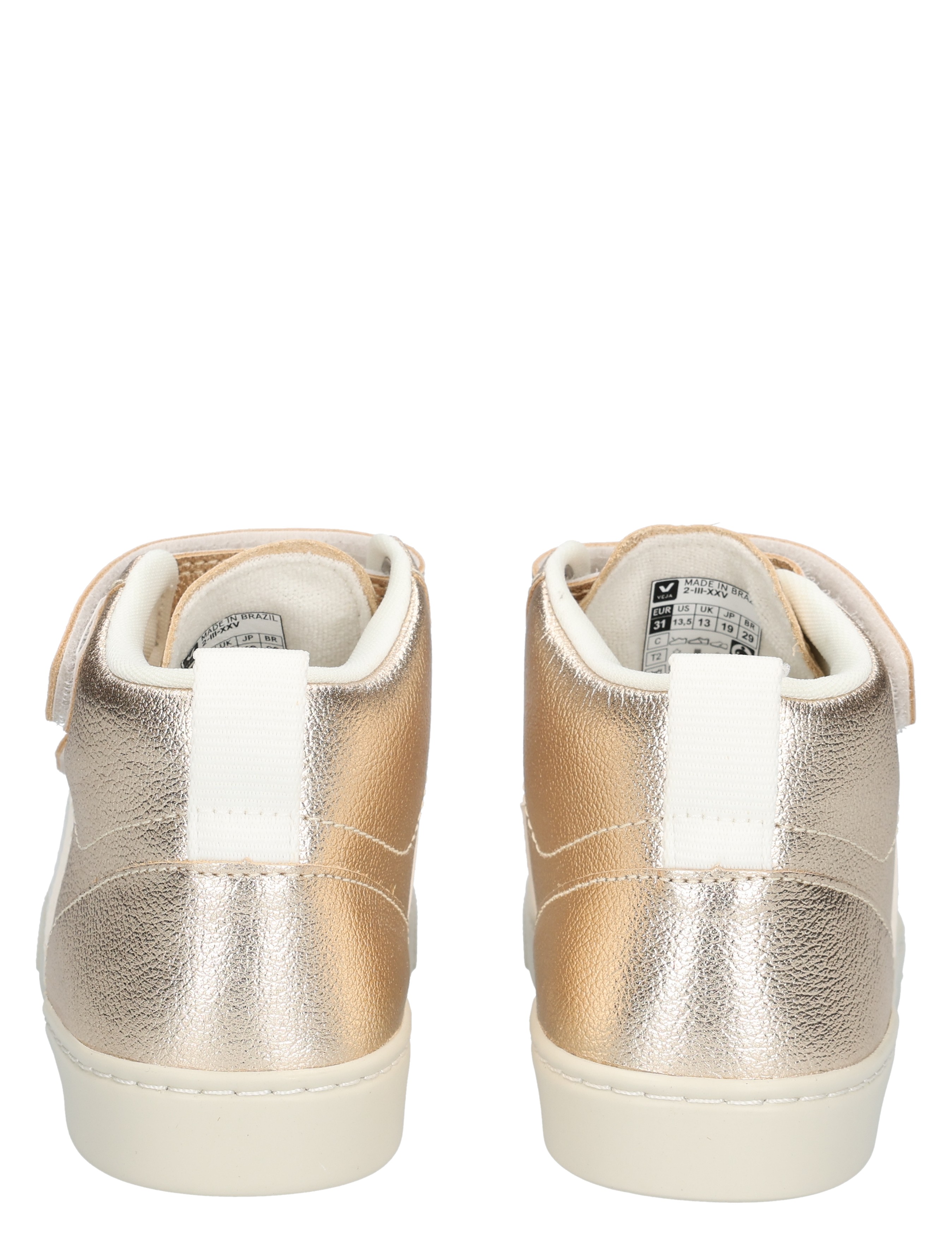 Veja - Small V-10 Mid DV0503037C Platin White - Meisjes - Lage Sneakers - Sneakers - 48208_53_6