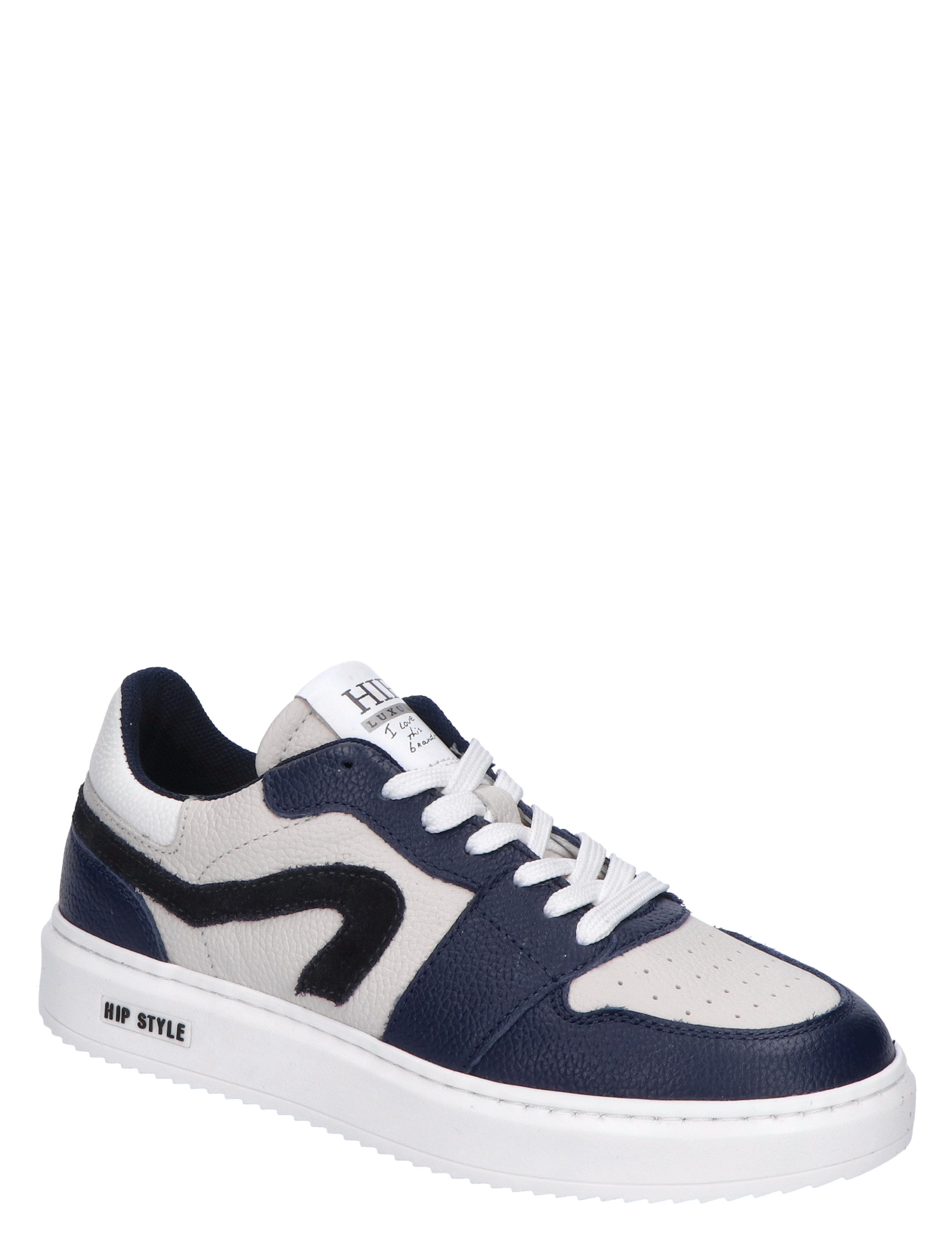 Hip - H1015 Dark Blue Combi - Meisjes - Jongens - Sneakers - Lage Sneakers - Lage Sneakers - Sneakers - 44376_83_3
