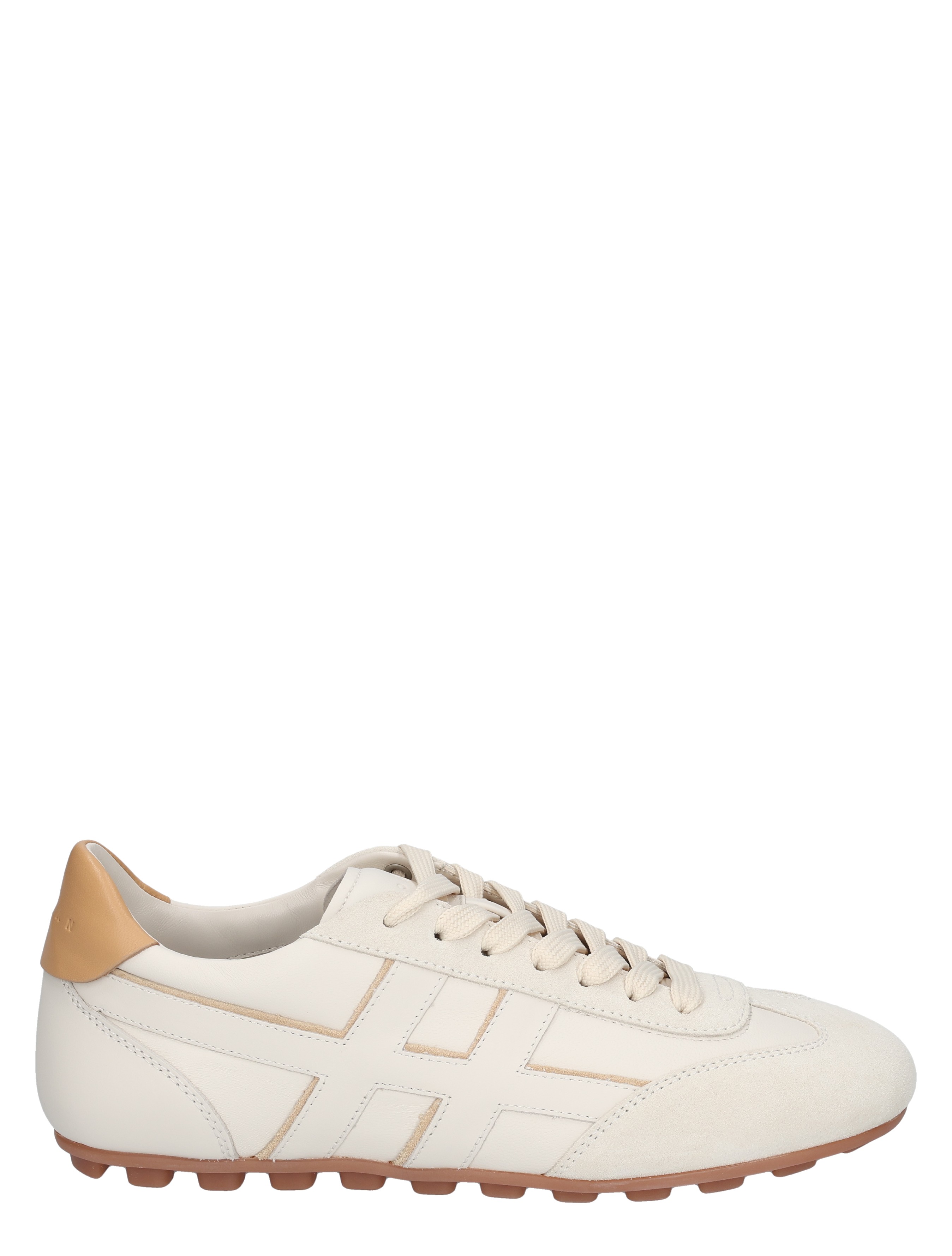 Hogan - Olympia Ivory Beige Suede - Dames - Sneakers - Lage Sneakers - 49677_77_1