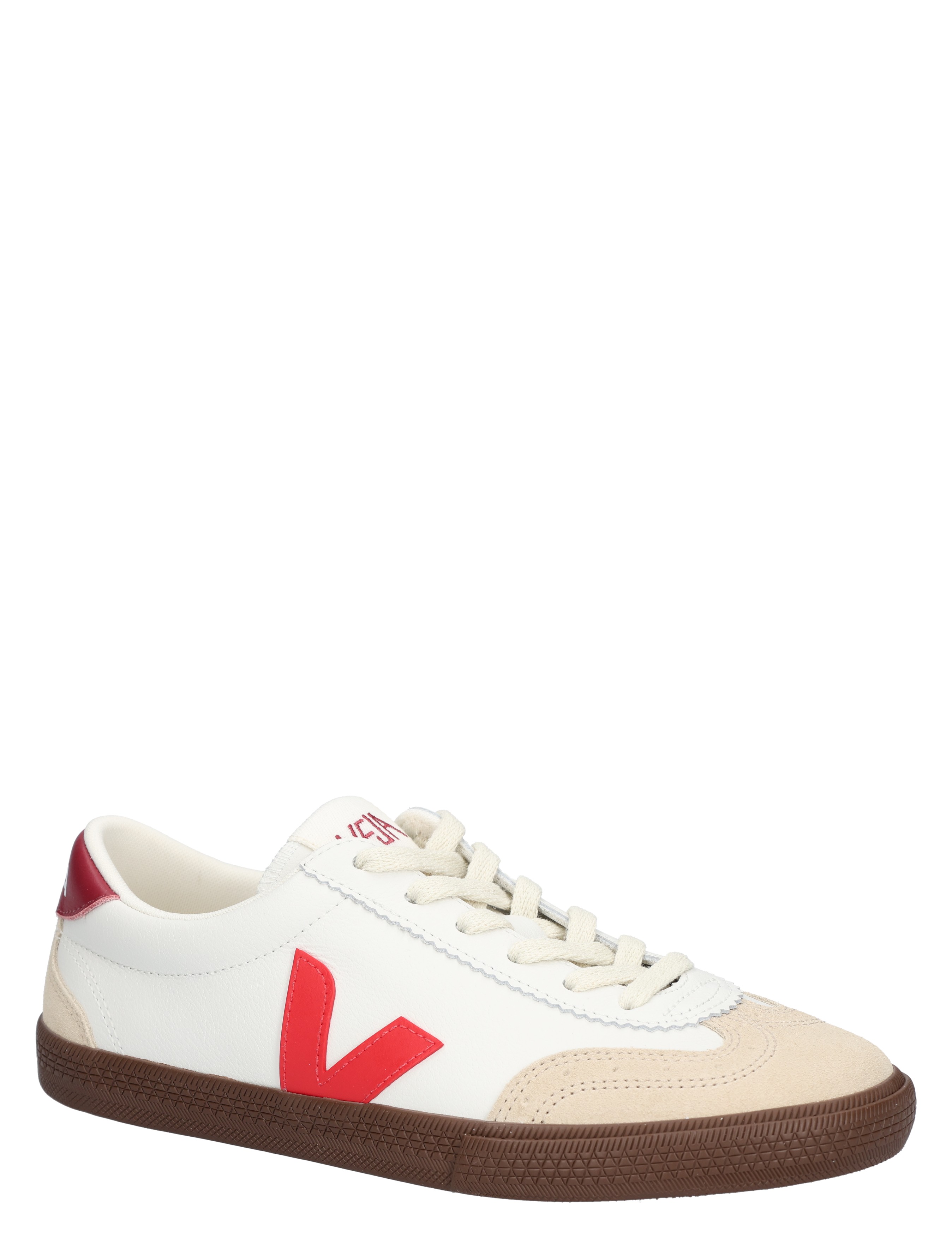 Veja - Volley Women Leather VO2003533 White Pekin Bark - Sneakers - Dames - Lage Sneakers - 48206_84_3