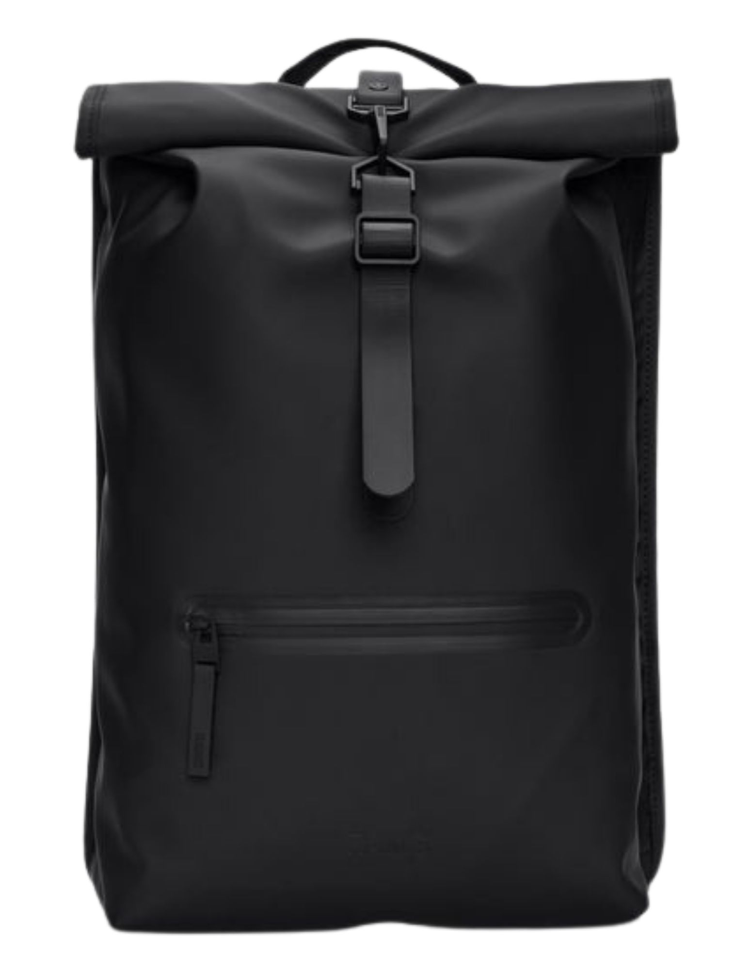 Rains - Rolltop Rucksack 01 Black - Heren - Schoudertassen - 48335_11_1
