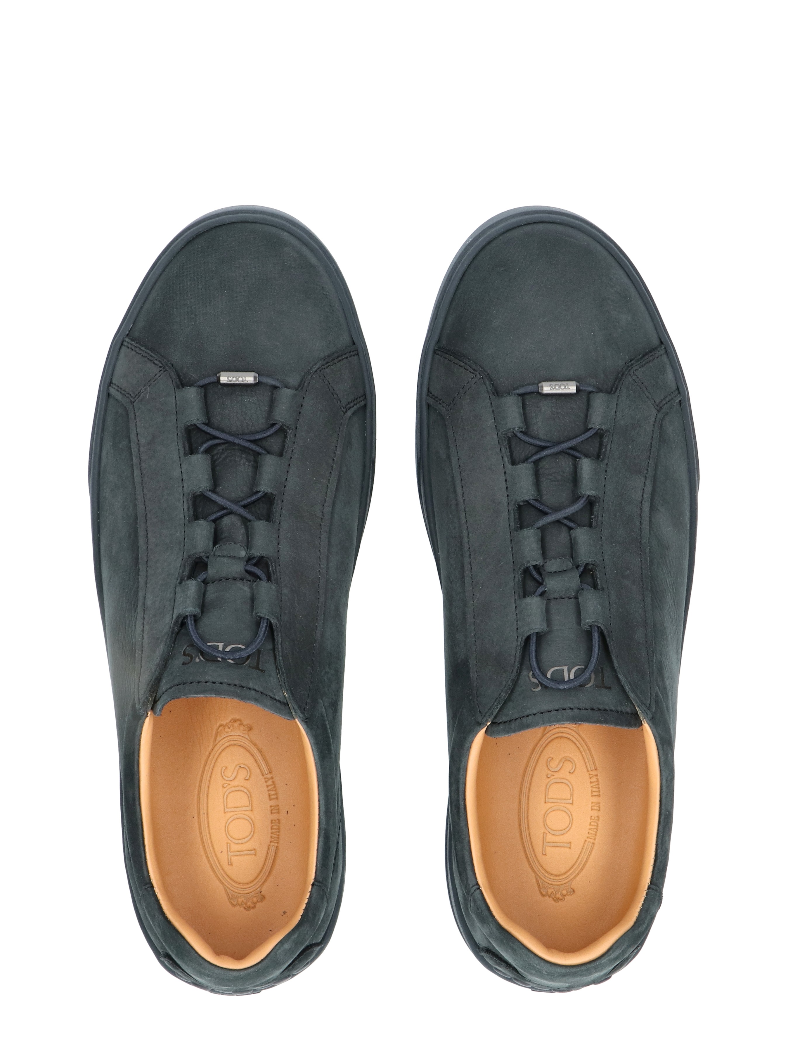 Tods - Sneakers in Nubuck U810 Blue - Heren - Lage Sneakers - Sneakers - 46630_33_7