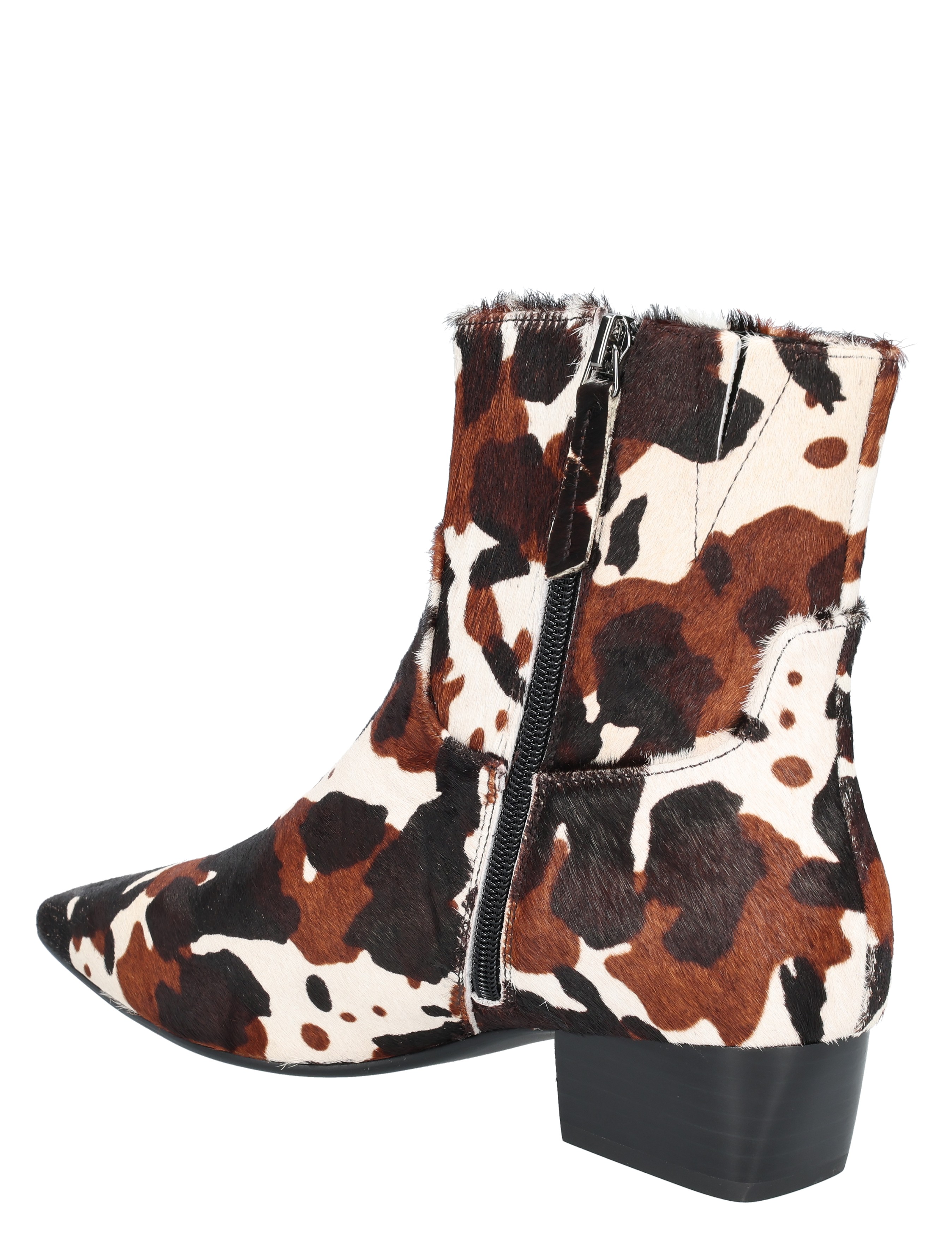 Di Lauro - Carabella White Brown Ponyhair - Dames - Boots - Enkellaarsjes - 49521_82_4