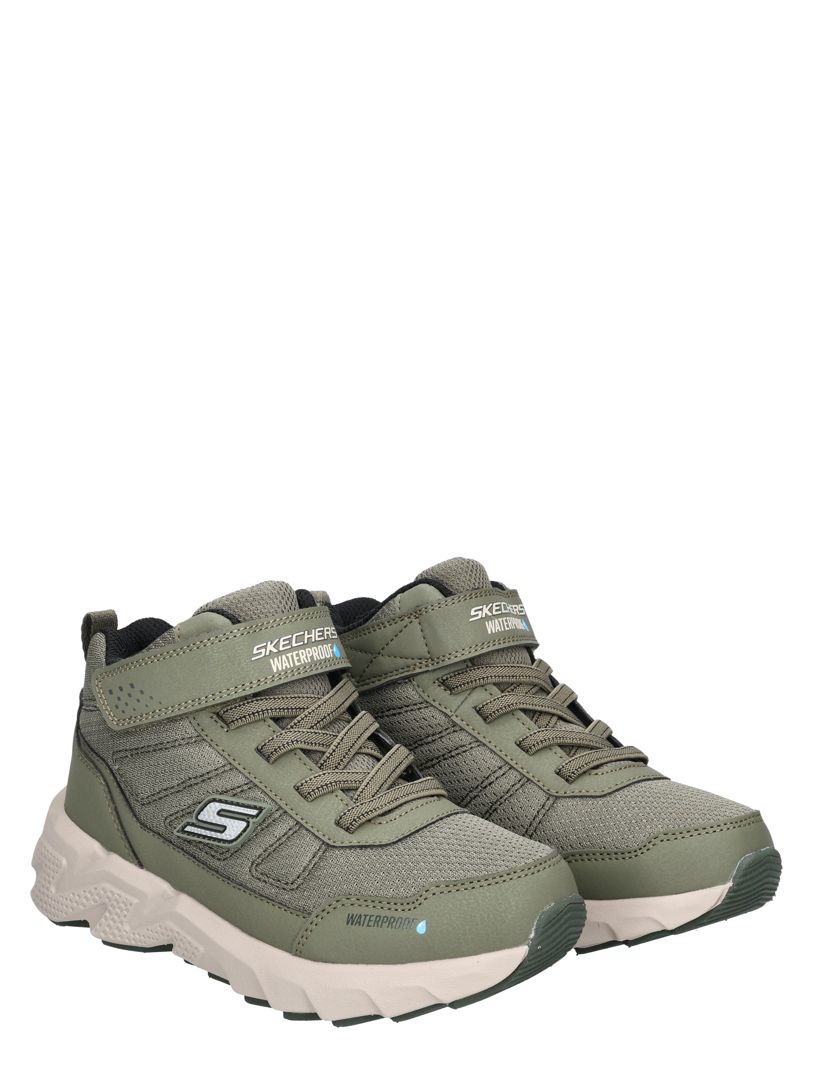 sneakers, wool, olive green, high-top, waterproof